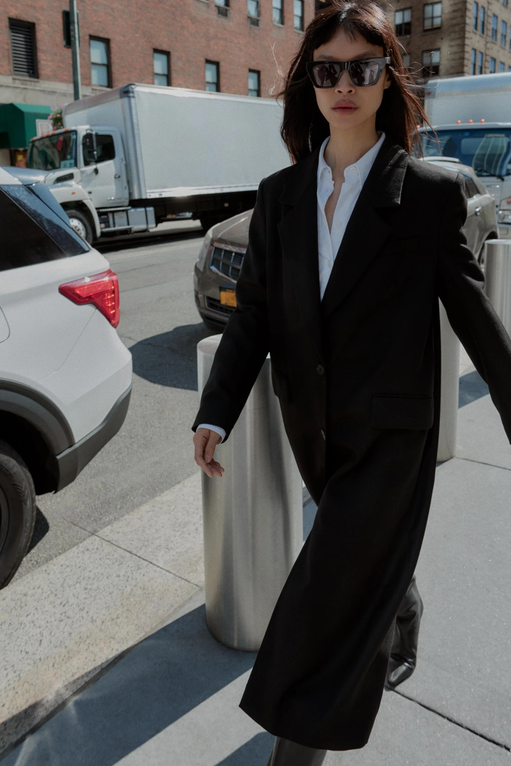 پالتو بلند با اپل سرشانه