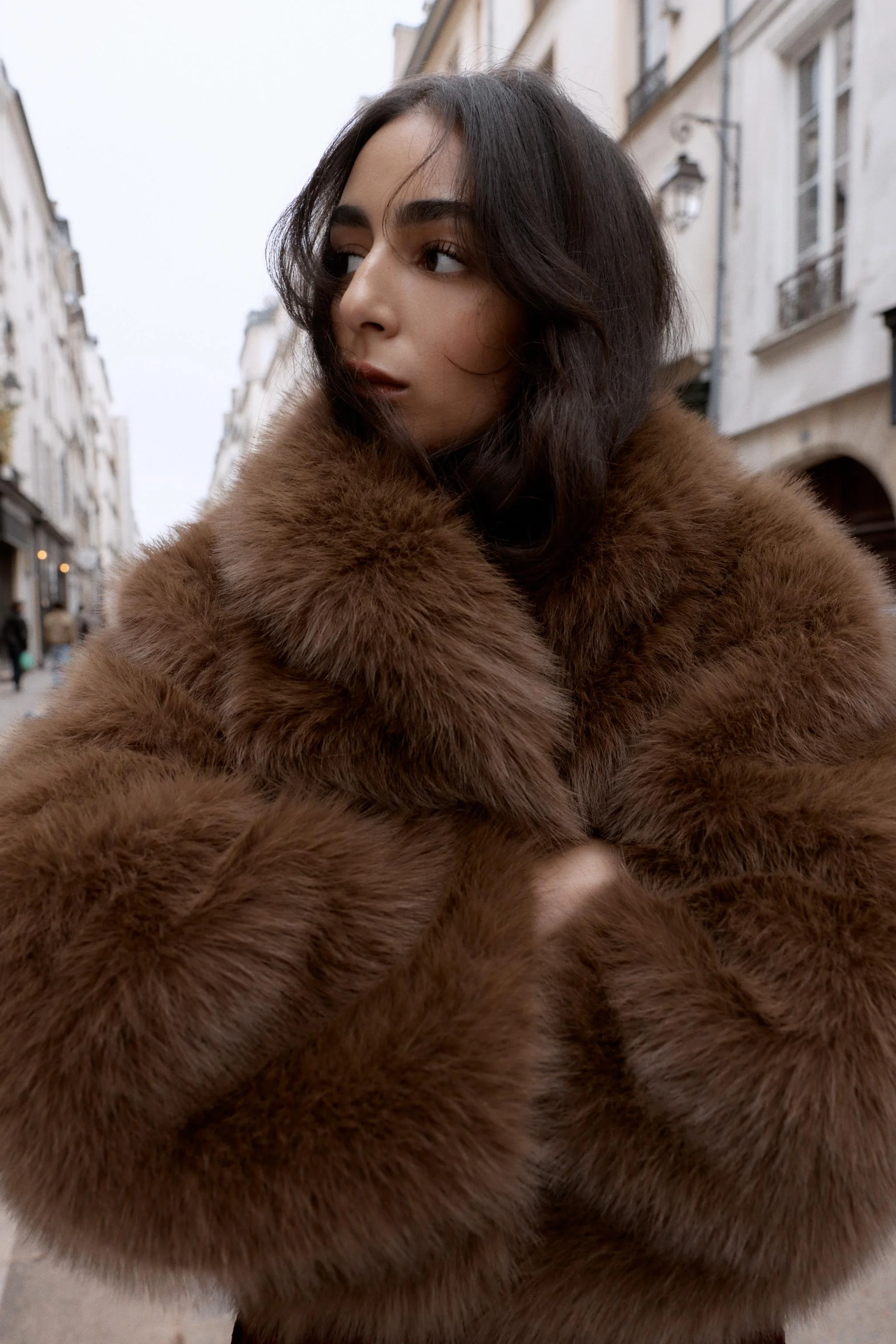 کت کوتاه خز مصنوعی