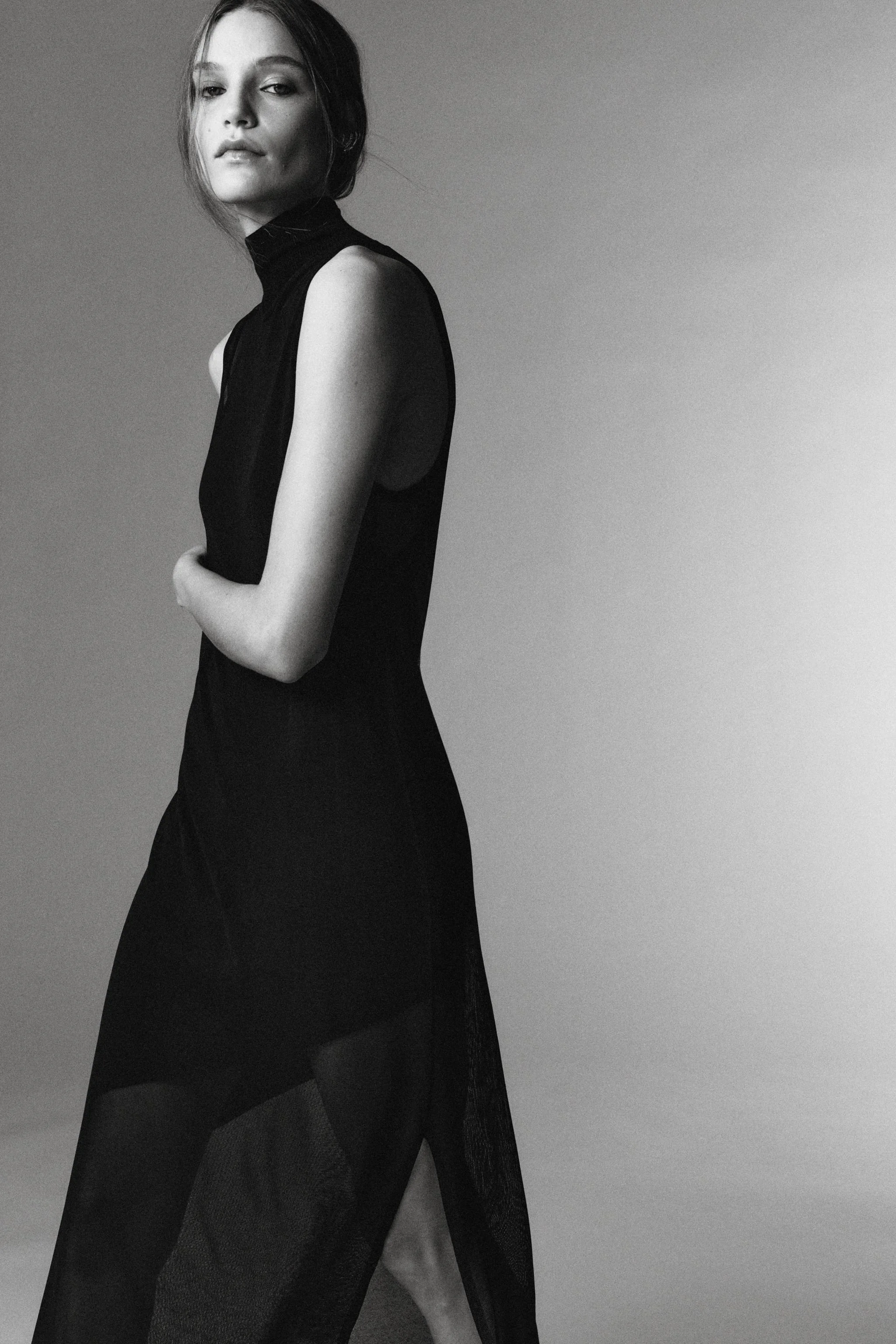 پیراهن دو لایه با طراحی خاص