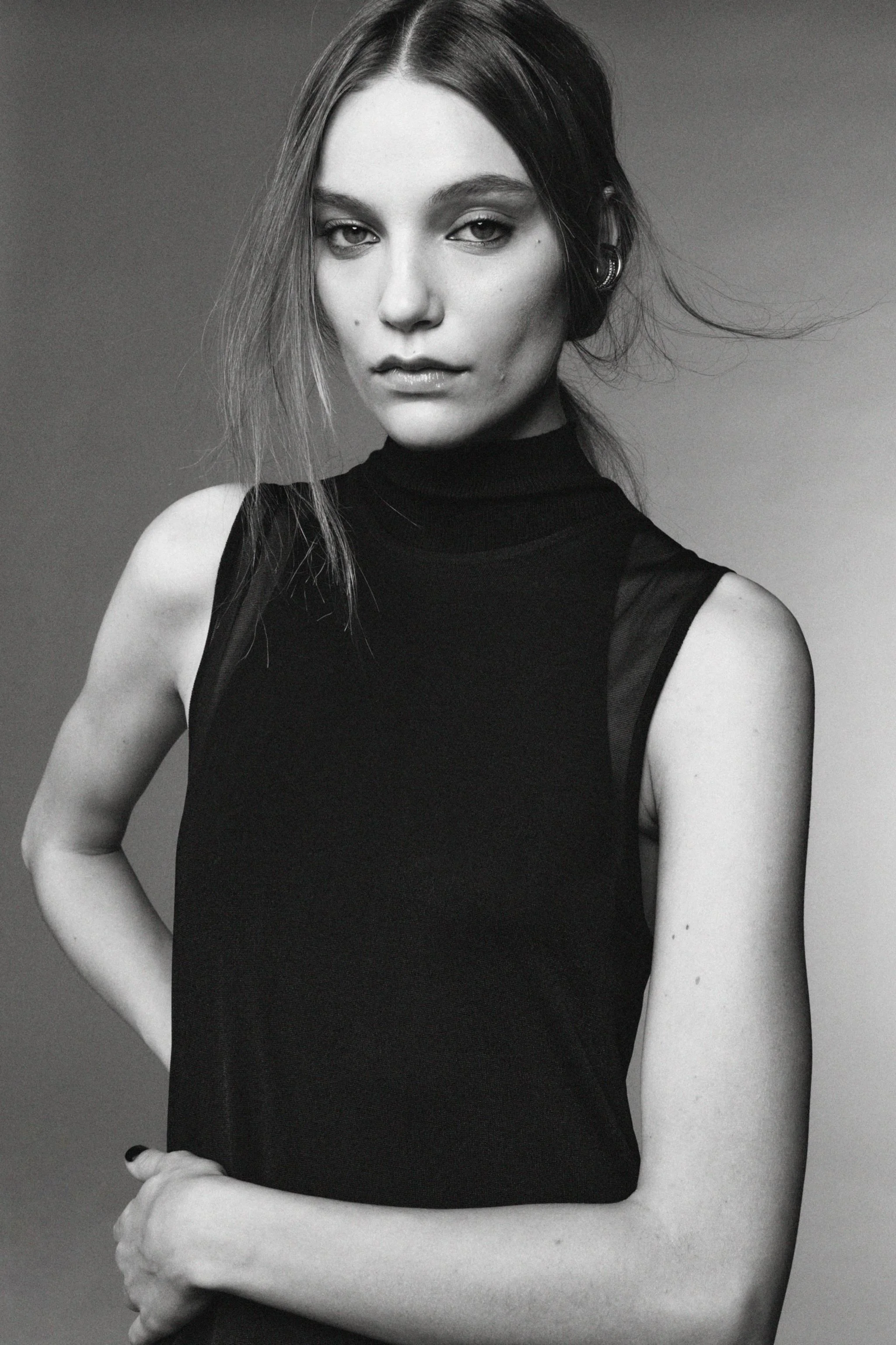 پیراهن دو لایه با طراحی خاص