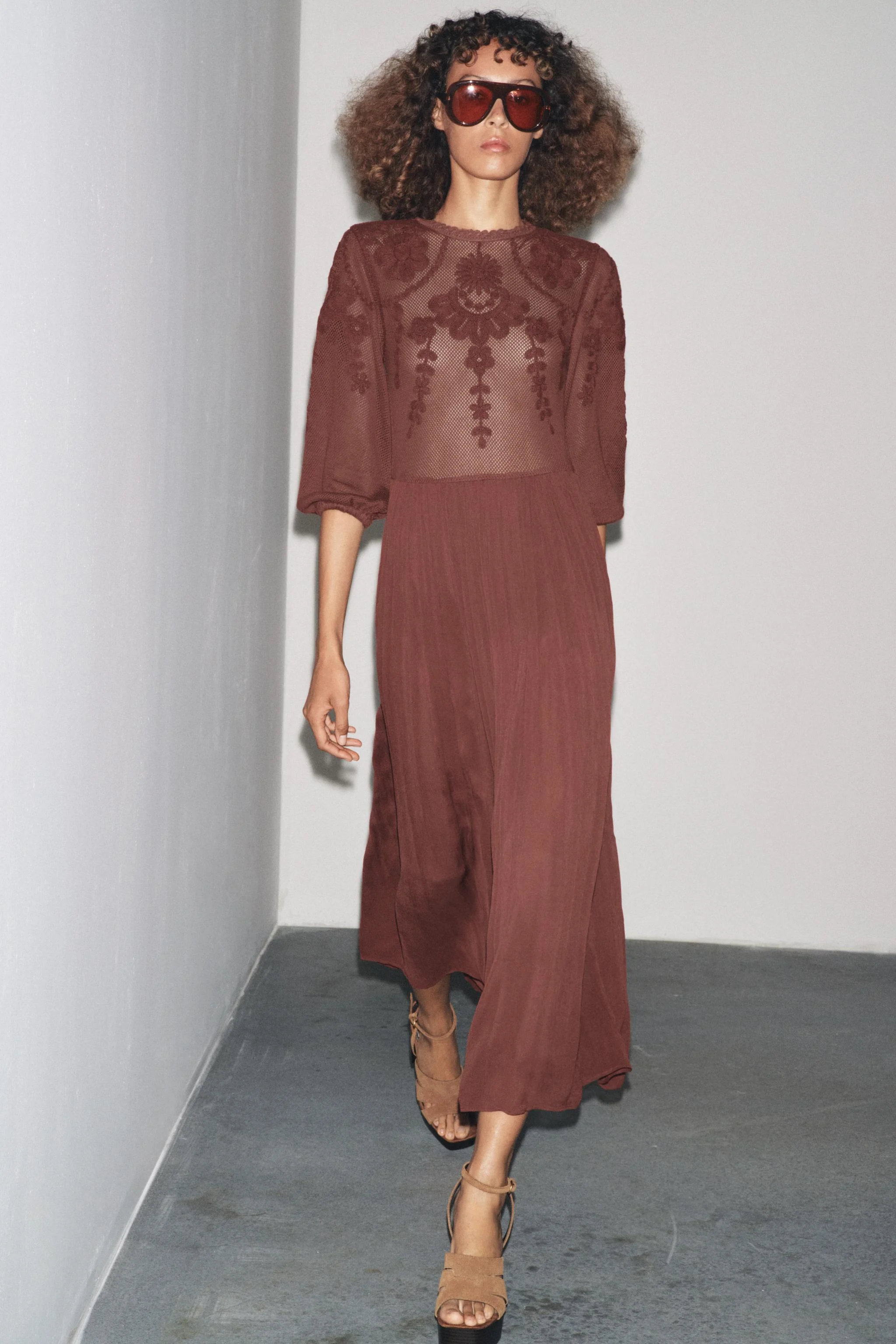 پیراهن ترکیبی زنانه ZW COLLECTION