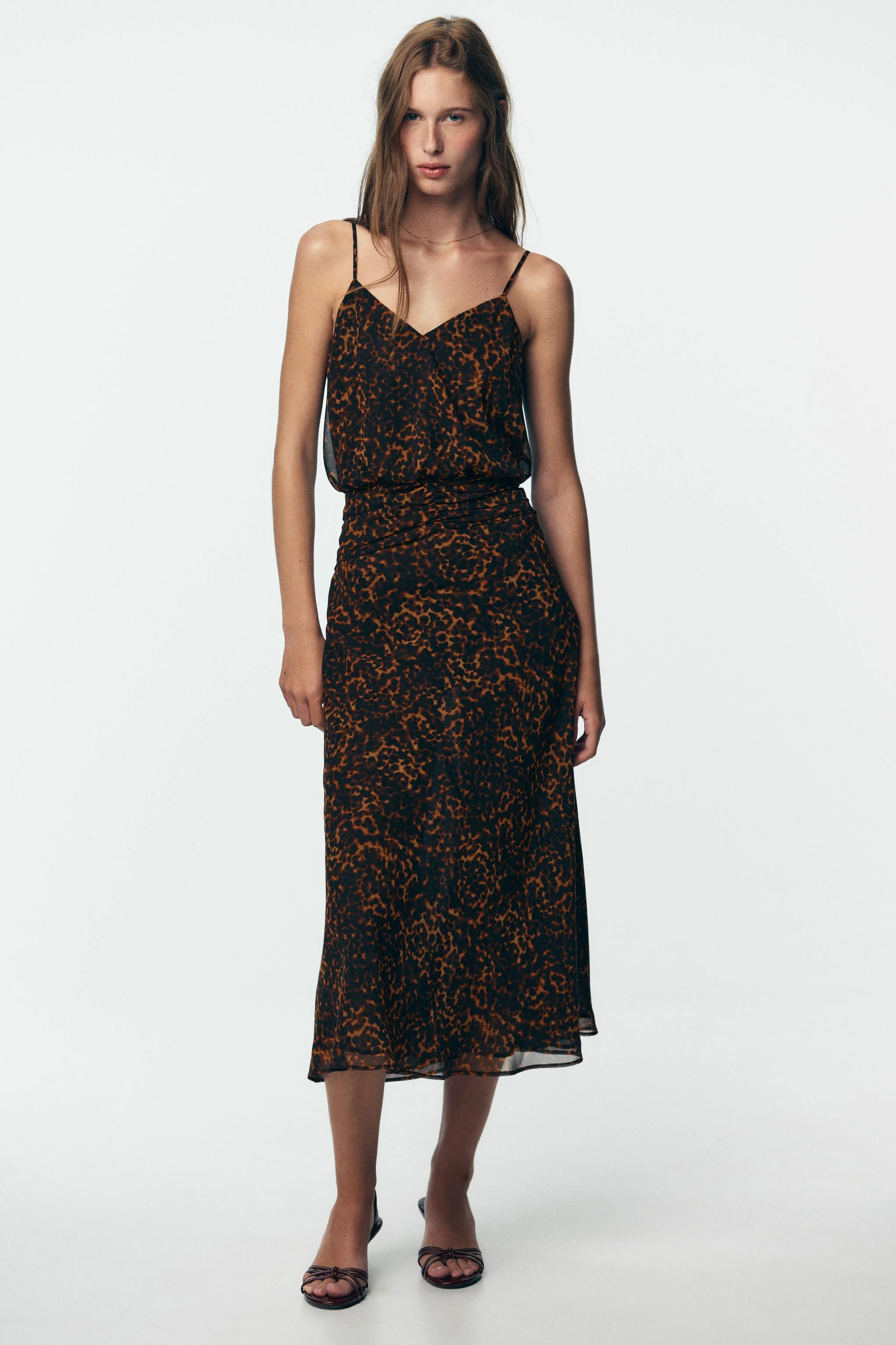 پیراهن میدی با طرح حیوانات