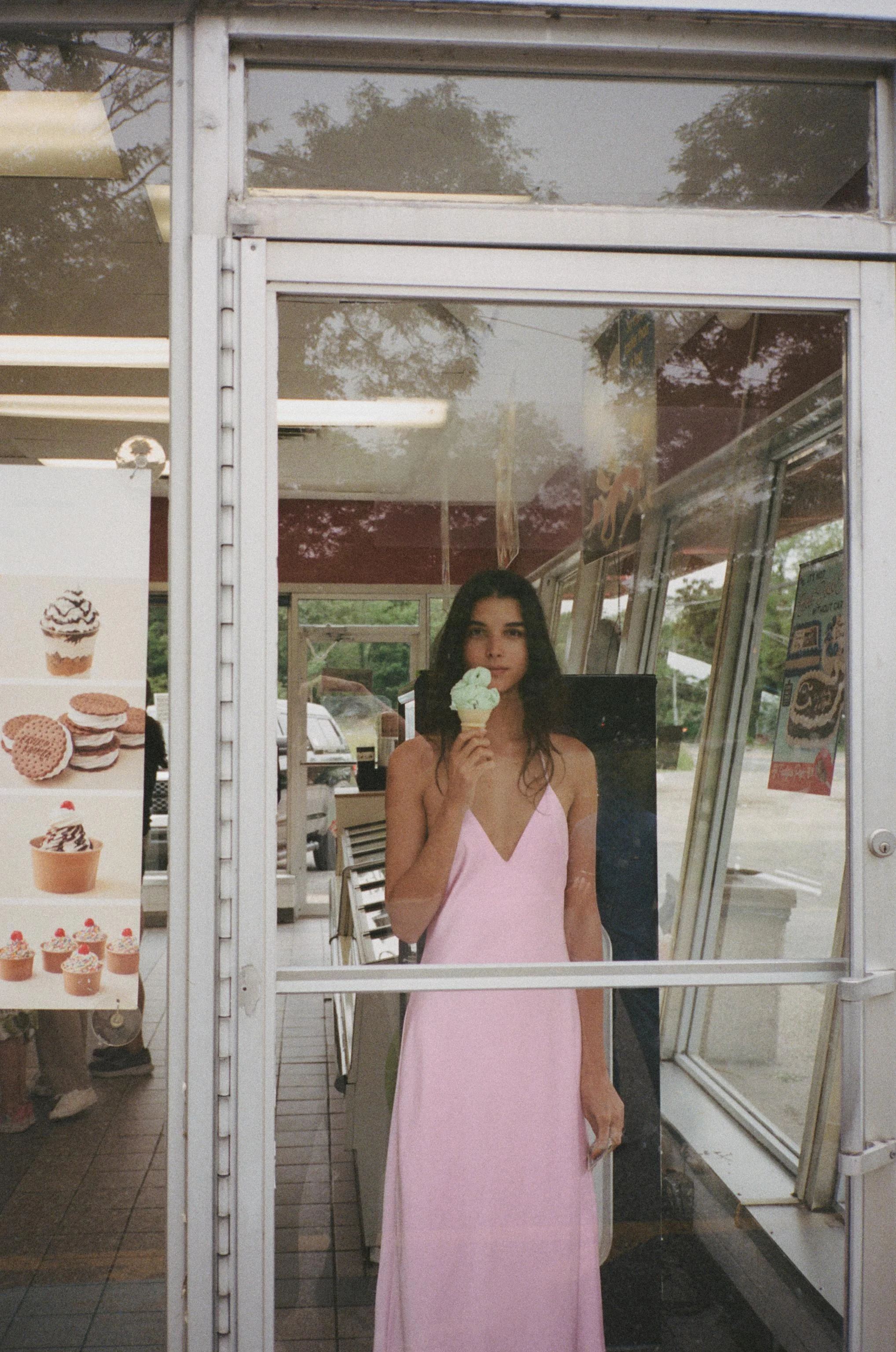 پیراهن میدی ساتن