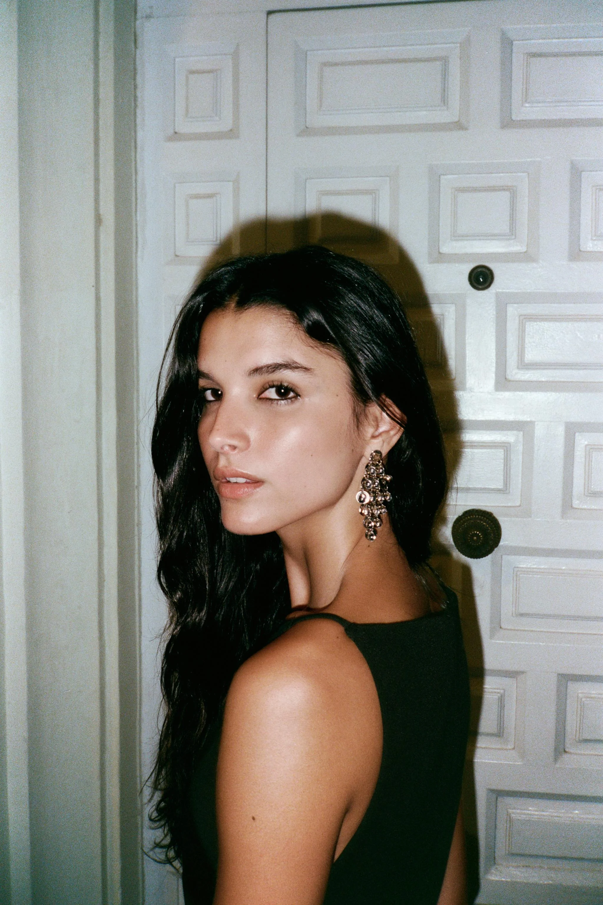 پیراهن کوتاه با طرح متضاد