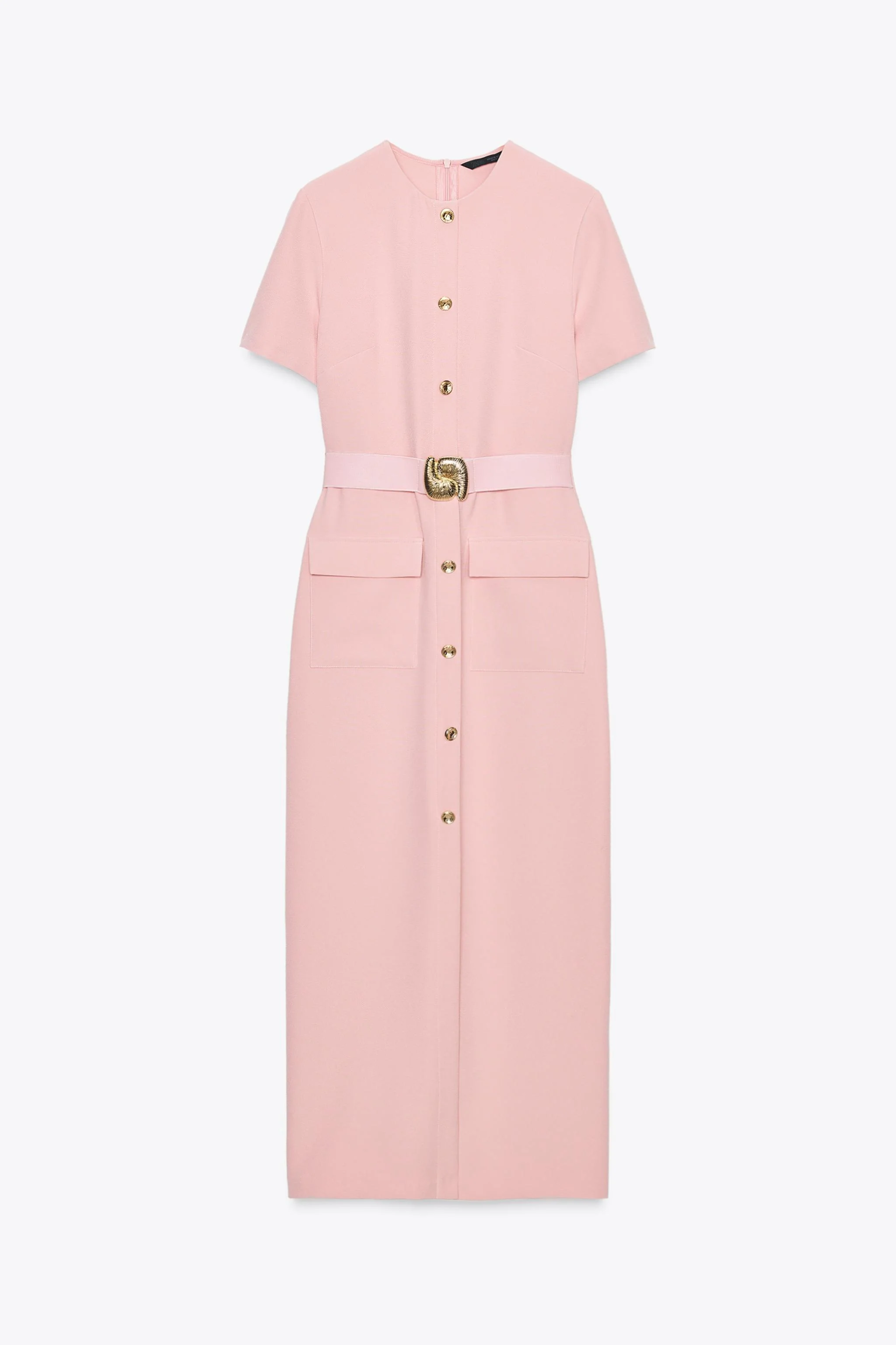 پیراهن میدی با کمربند