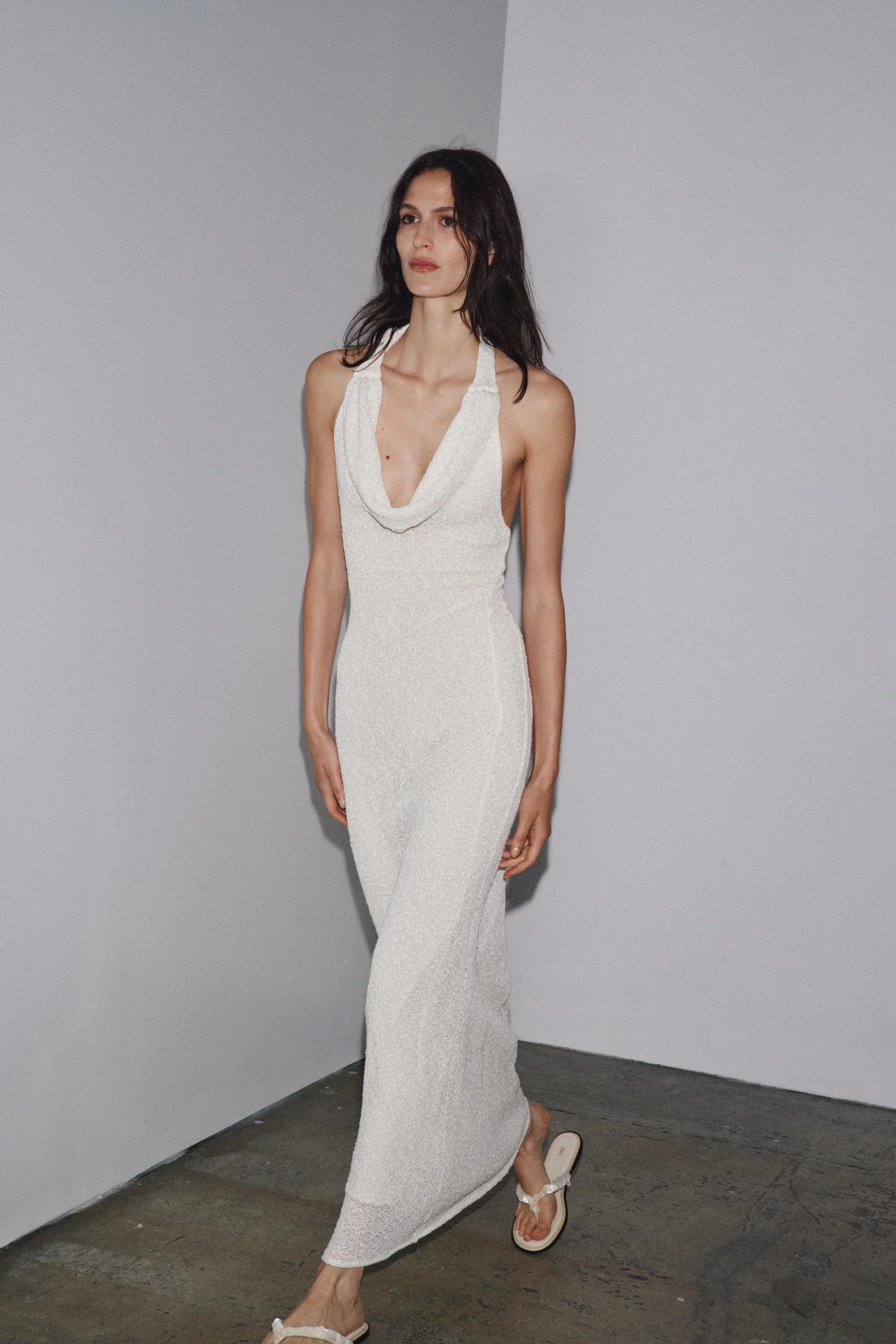 پیراهن روستیک با شال