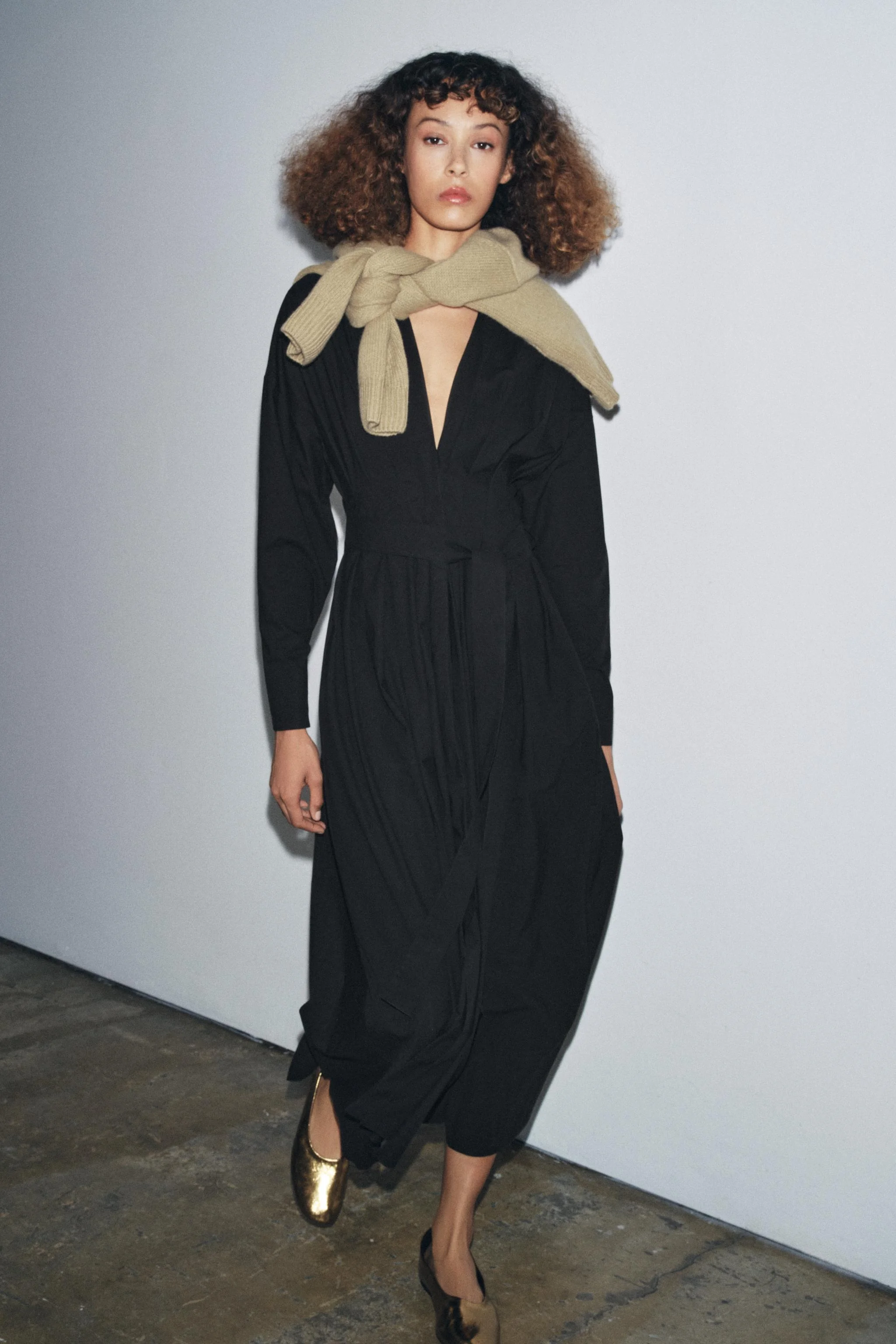 پیراهن میدی پلیسه دار ZW COLLECTION