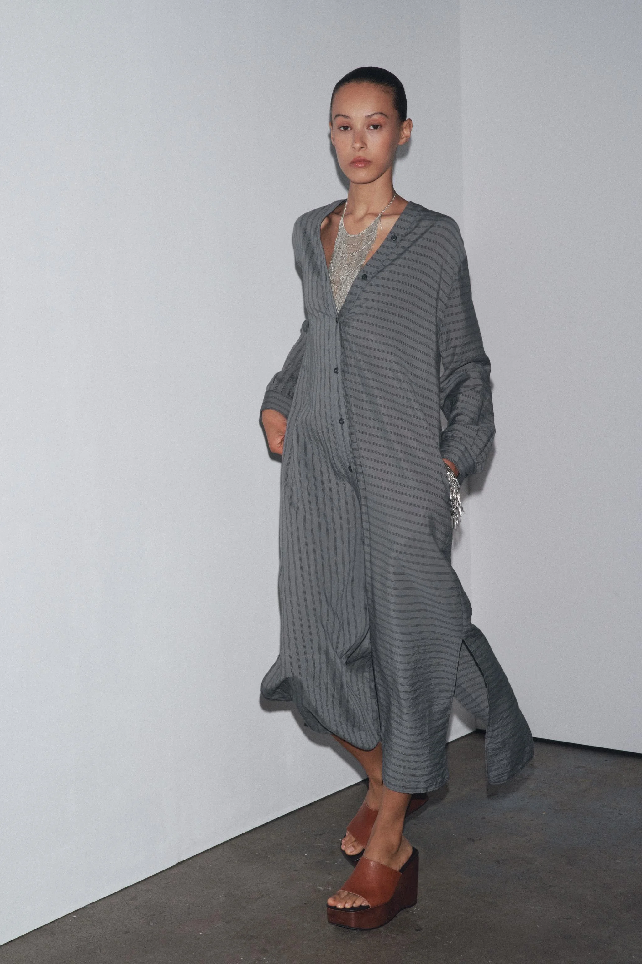 پیراهن راه راه ZW COLLECTION