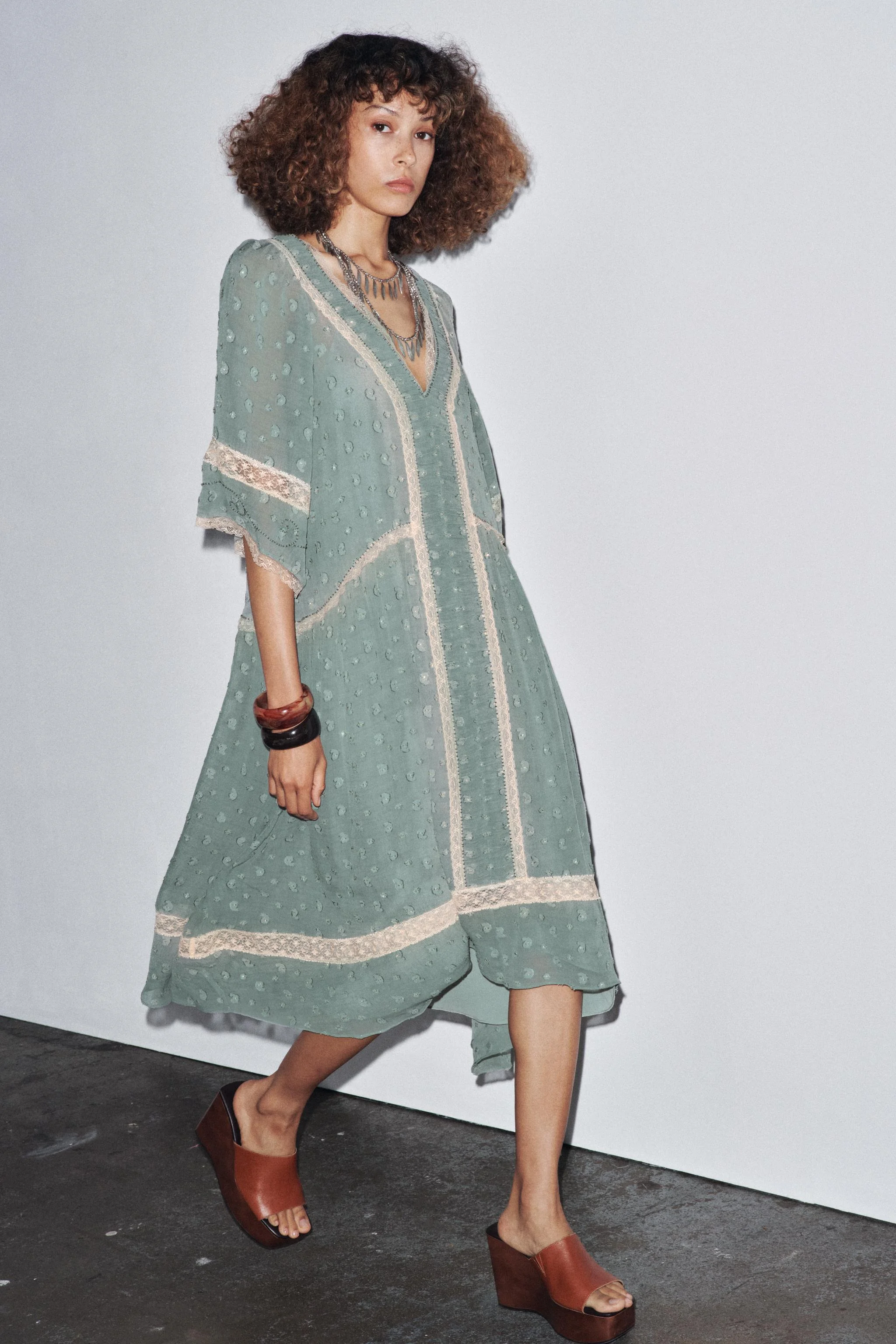 پیراهن میدی رمانتیک ZW COLLECTION