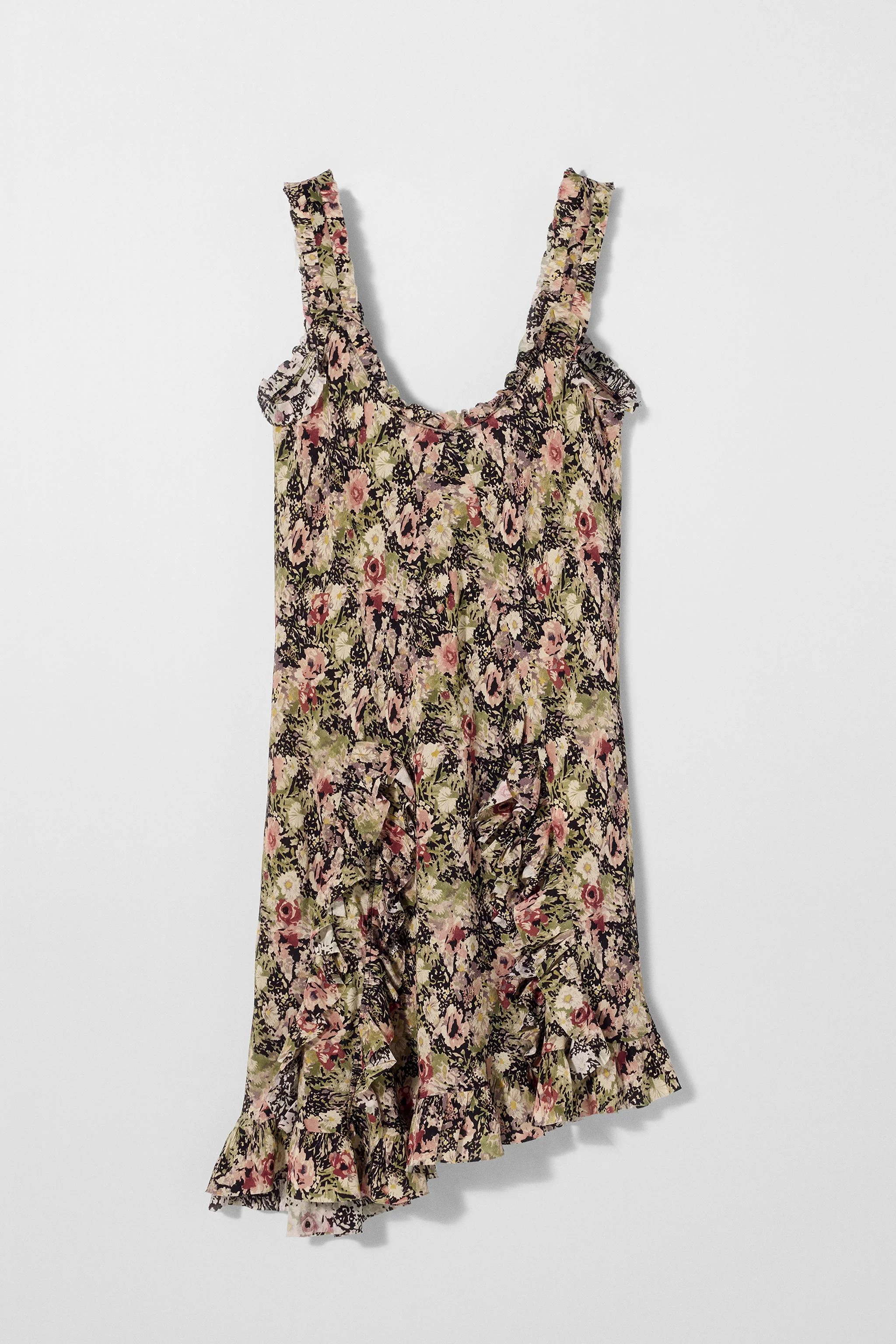 پیراهن ابریشمی طرح‌دار کیت ماس ایکس زارا