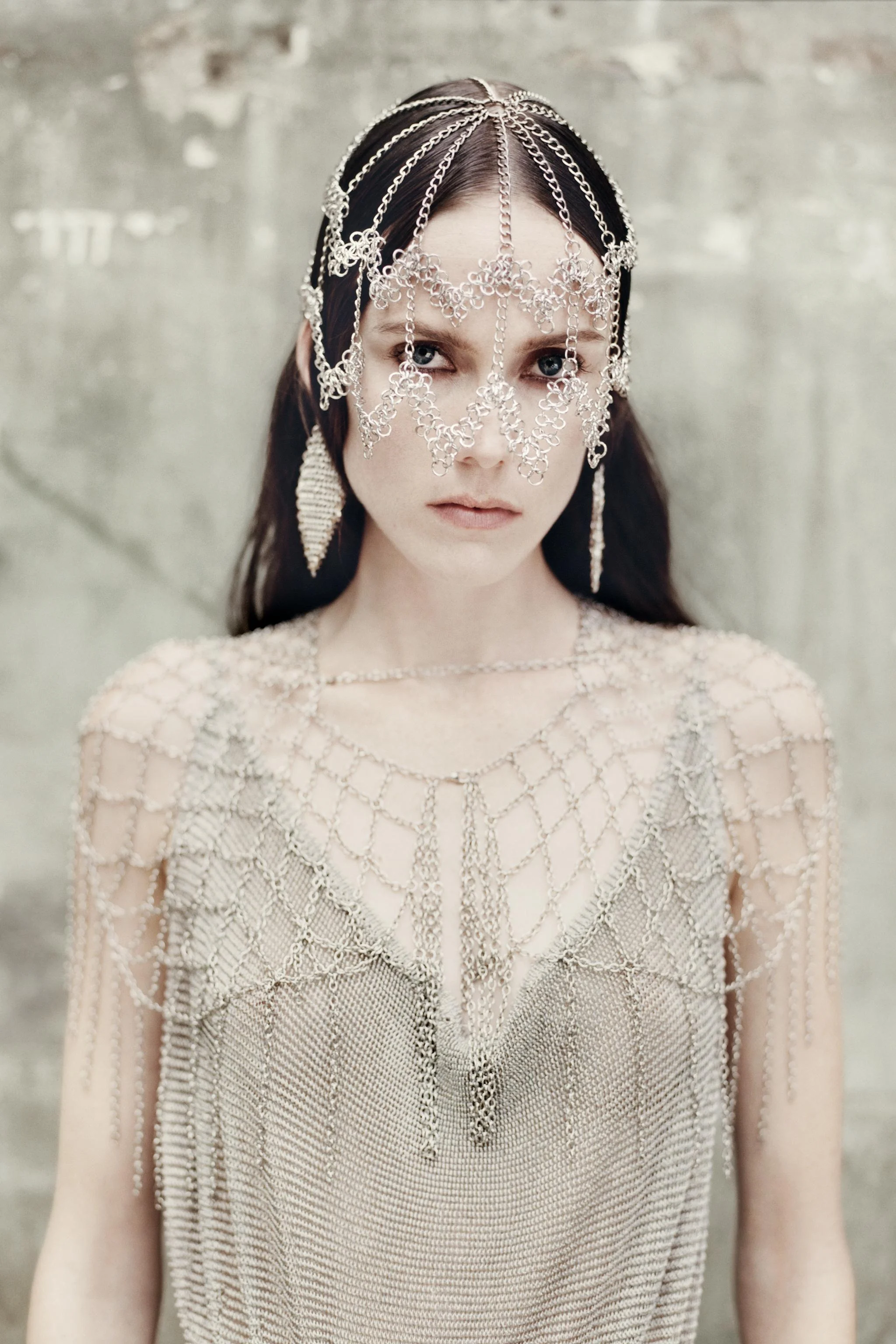 پیراهن توری با نخ متالیک نسخه محدود