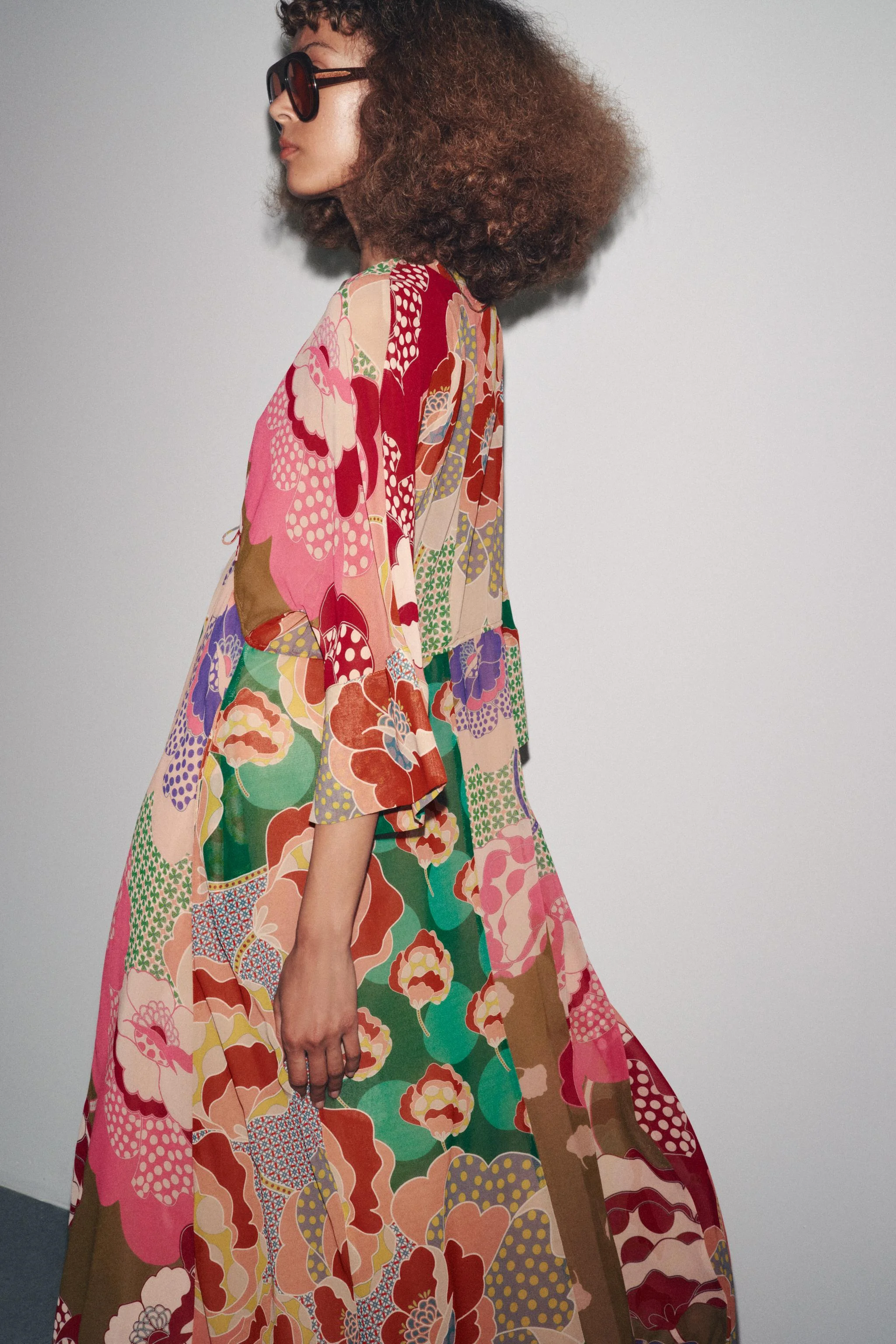 پیراهن گلدار ZW COLLECTION