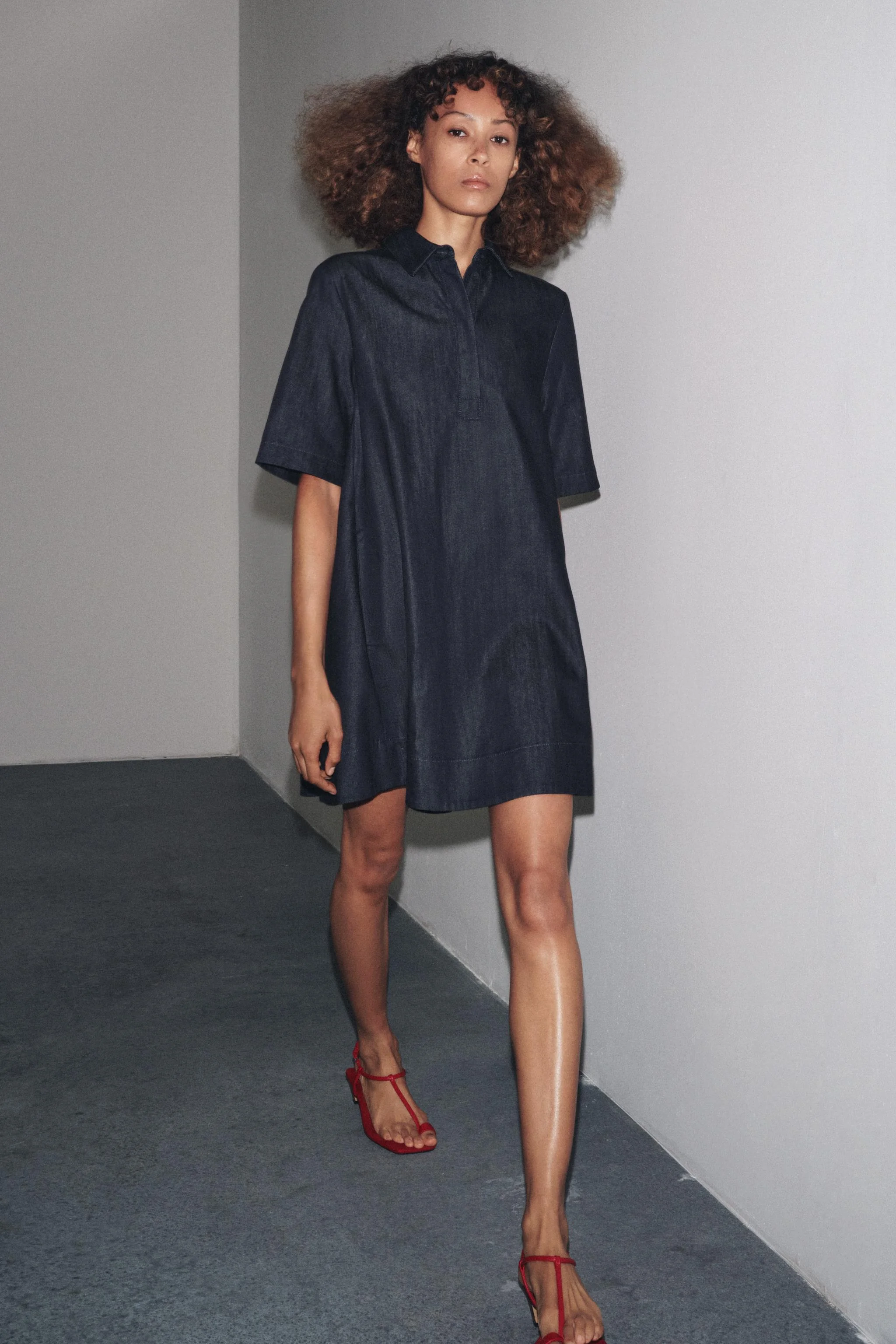 پیراهن کوتاه زنانه مدل جین ZW COLLECTION