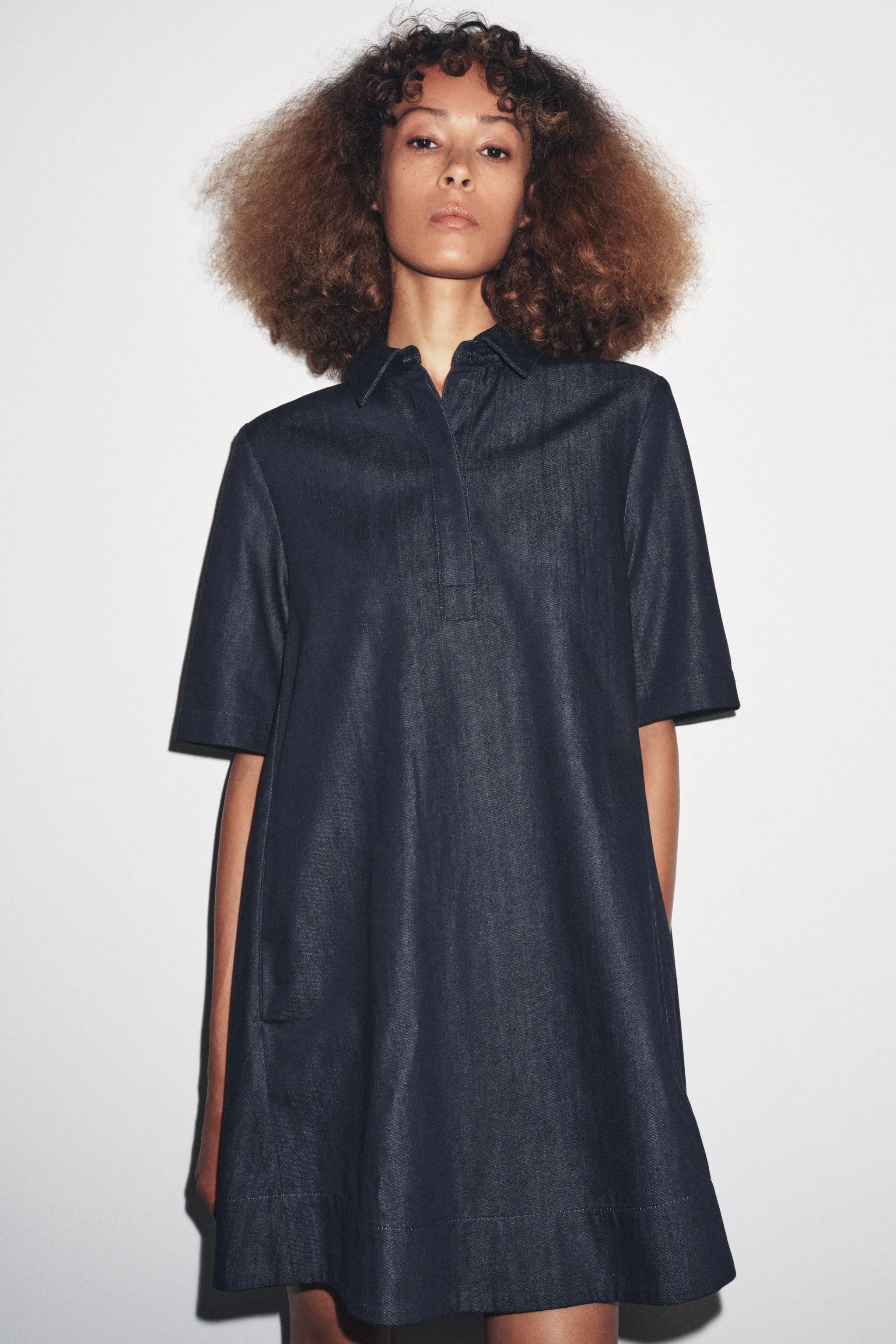 پیراهن کوتاه زنانه مدل جین ZW COLLECTION