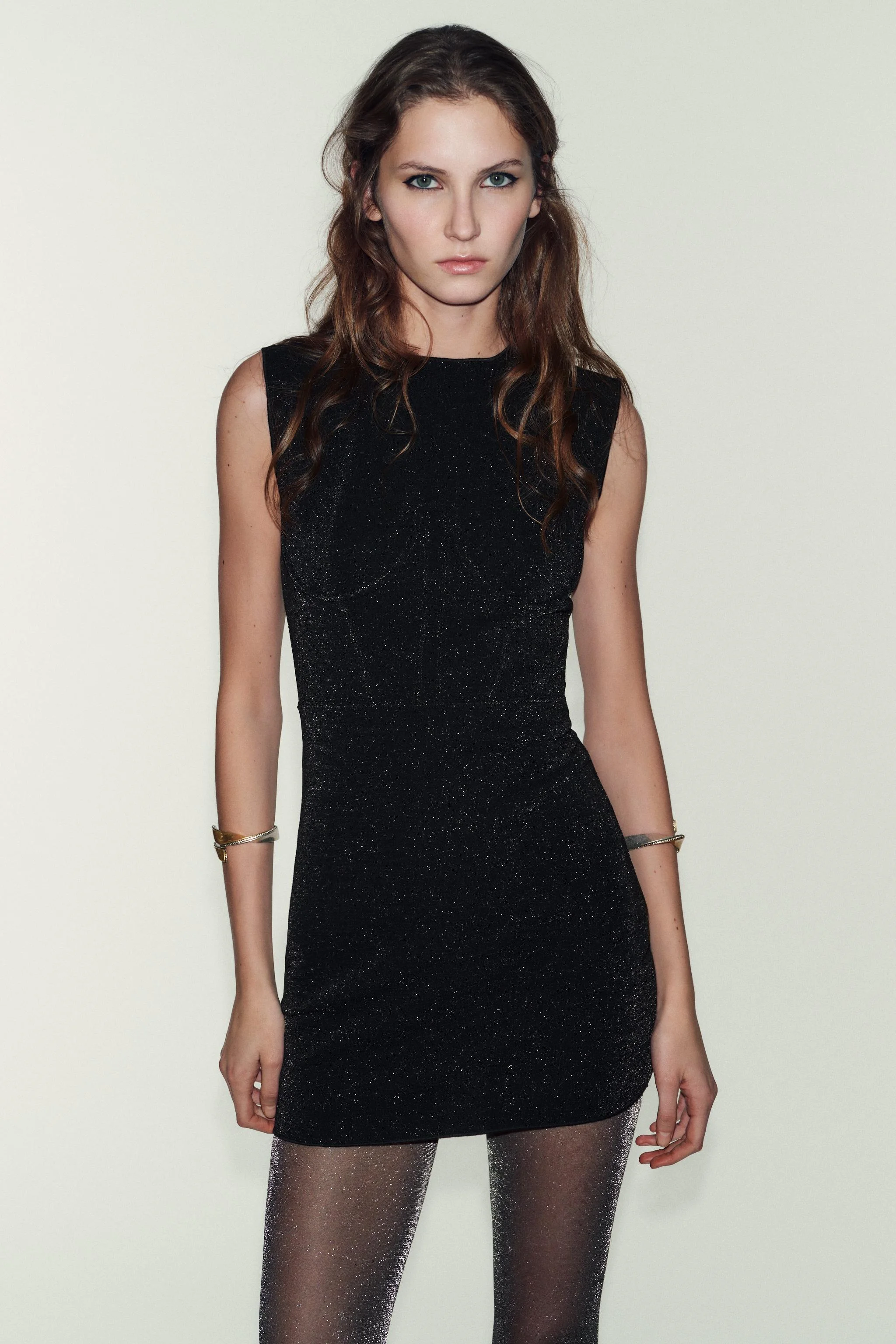 پیراهن کوتاه براق کشی