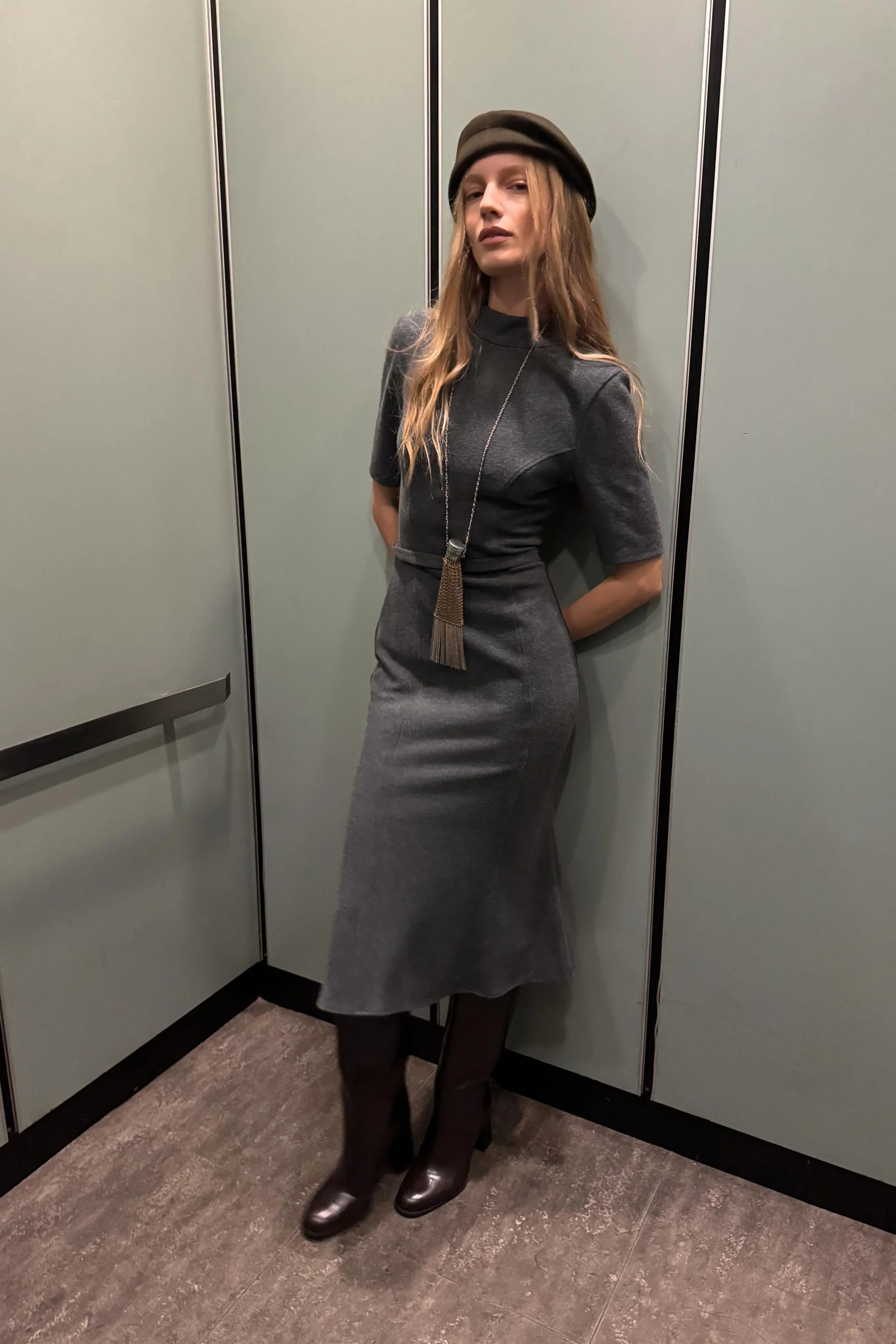 پیراهن نرم با کمربند