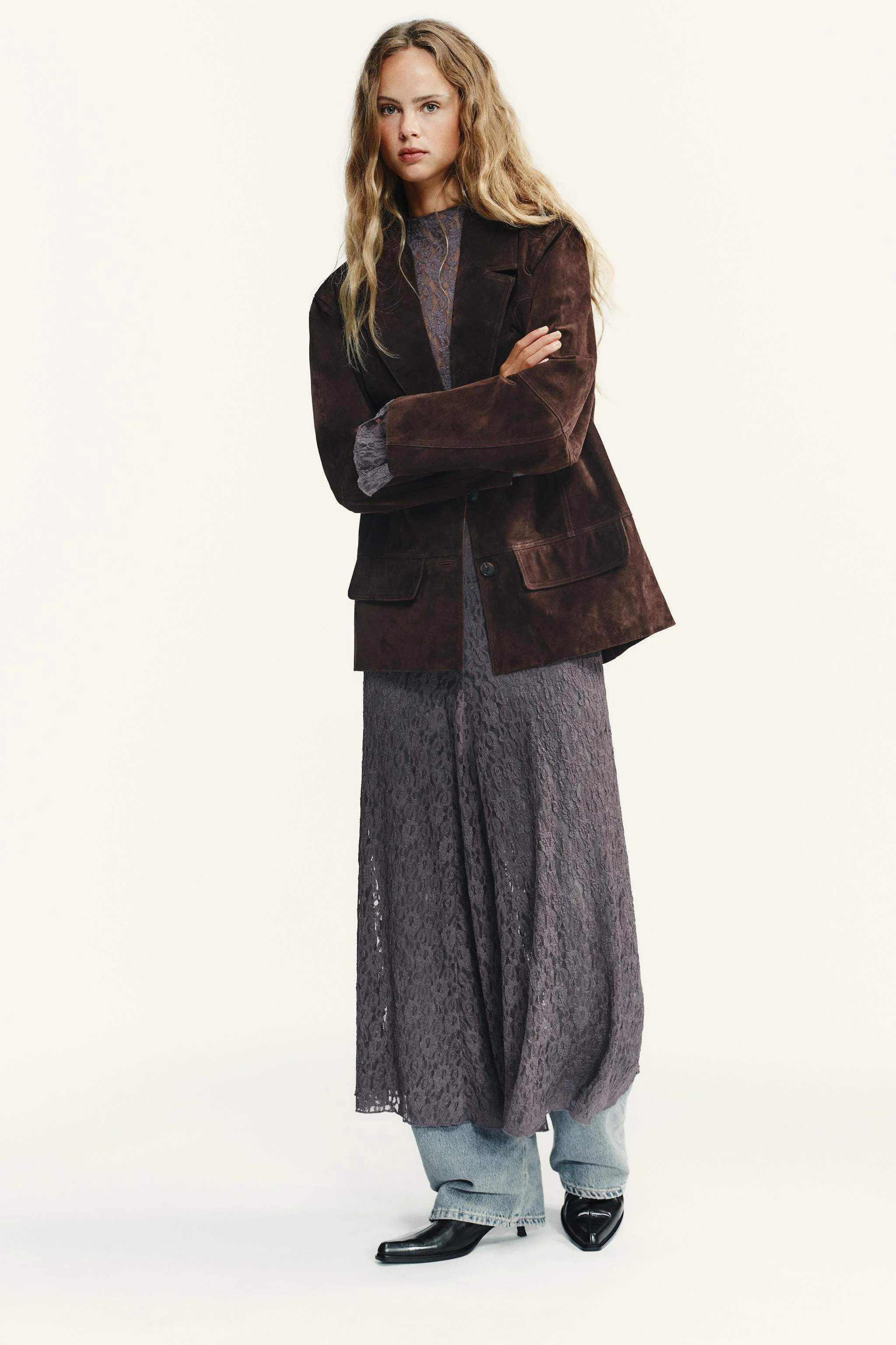 پیراهن گیپور با بافت نرم