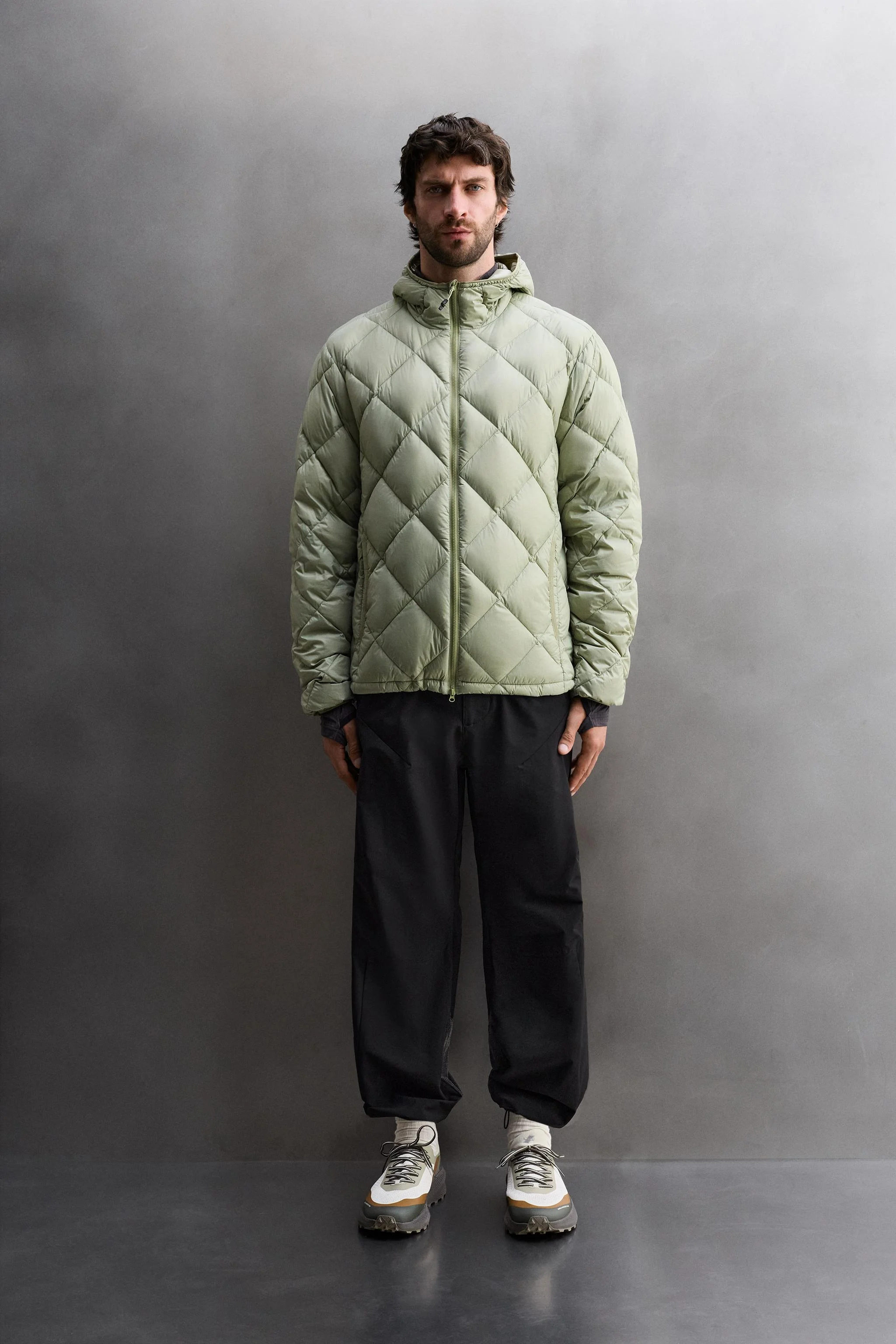 کاپشن پفی با 80% پر و 20% پَر