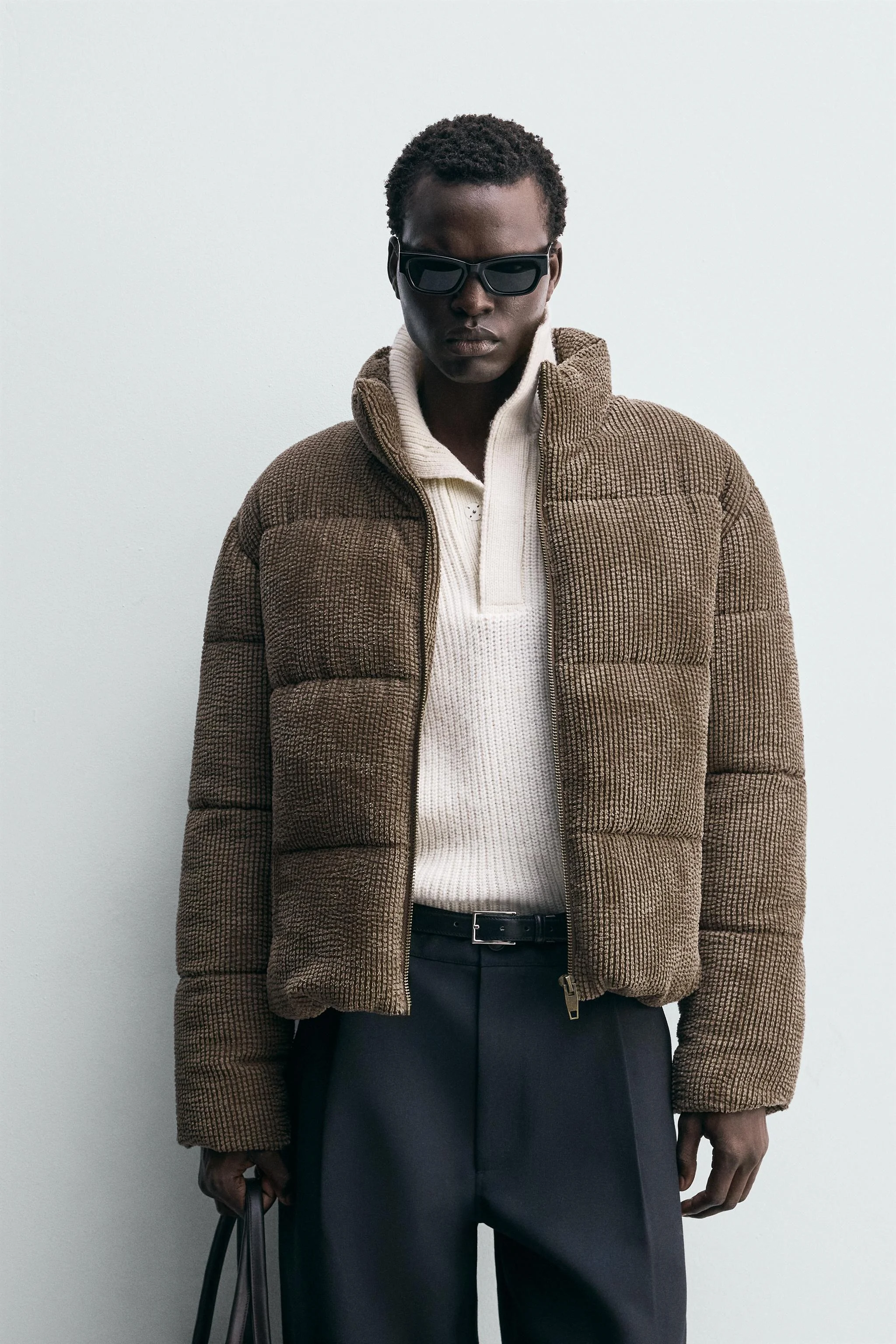 کاپشن پفی کبریتی