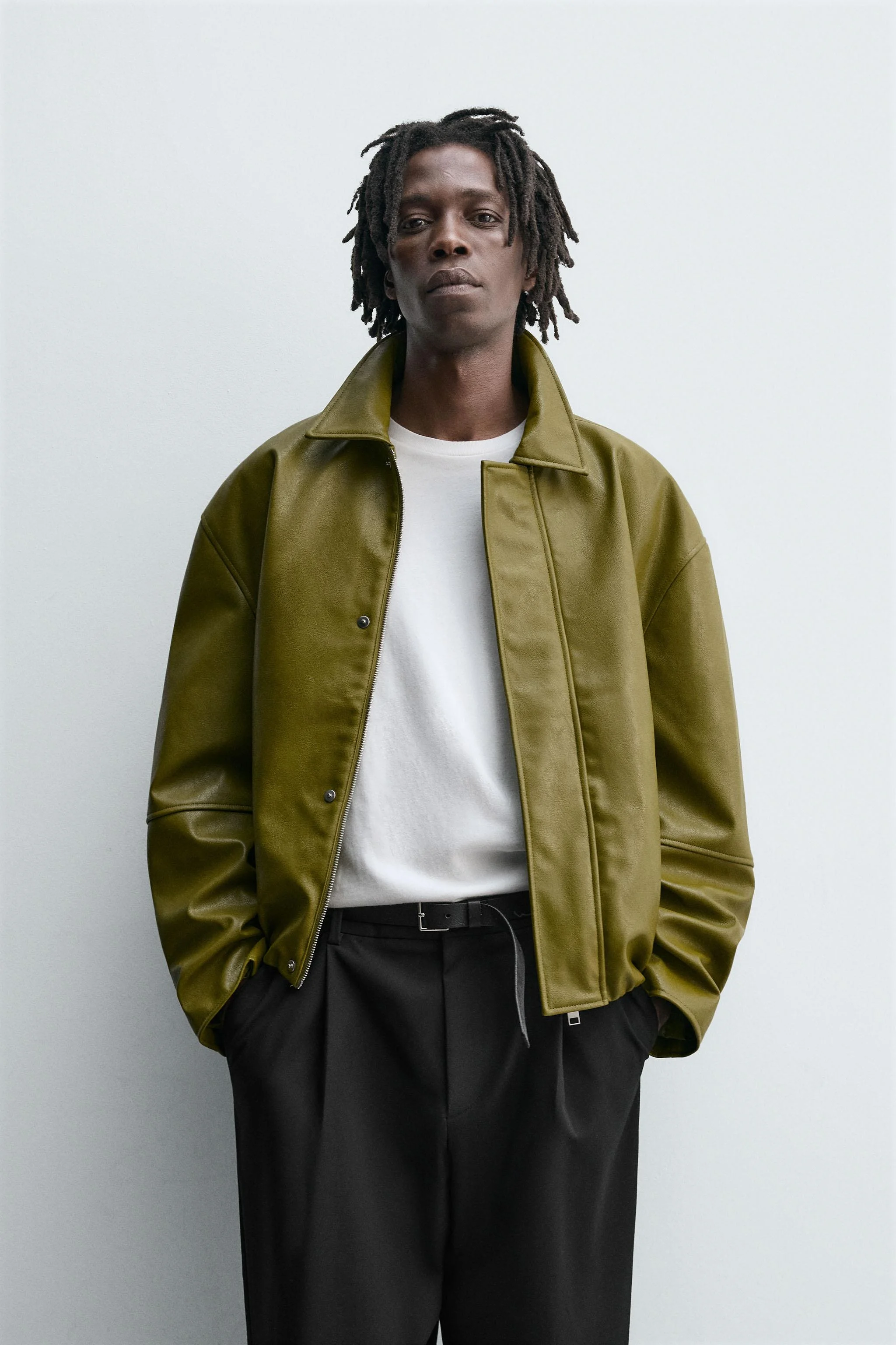 کت با طرح چرم