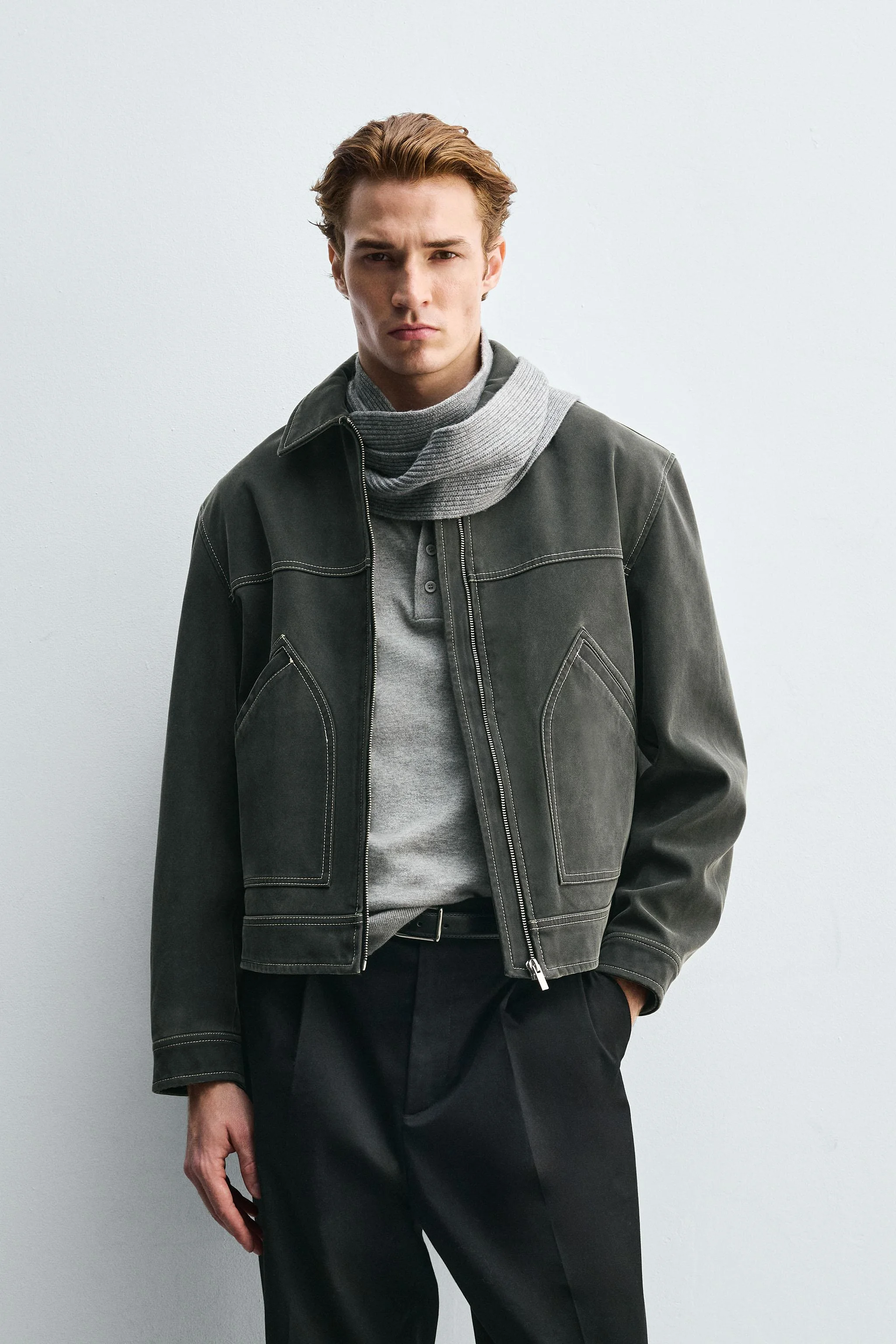 کت جیر مصنوعی با افکت وینتیج