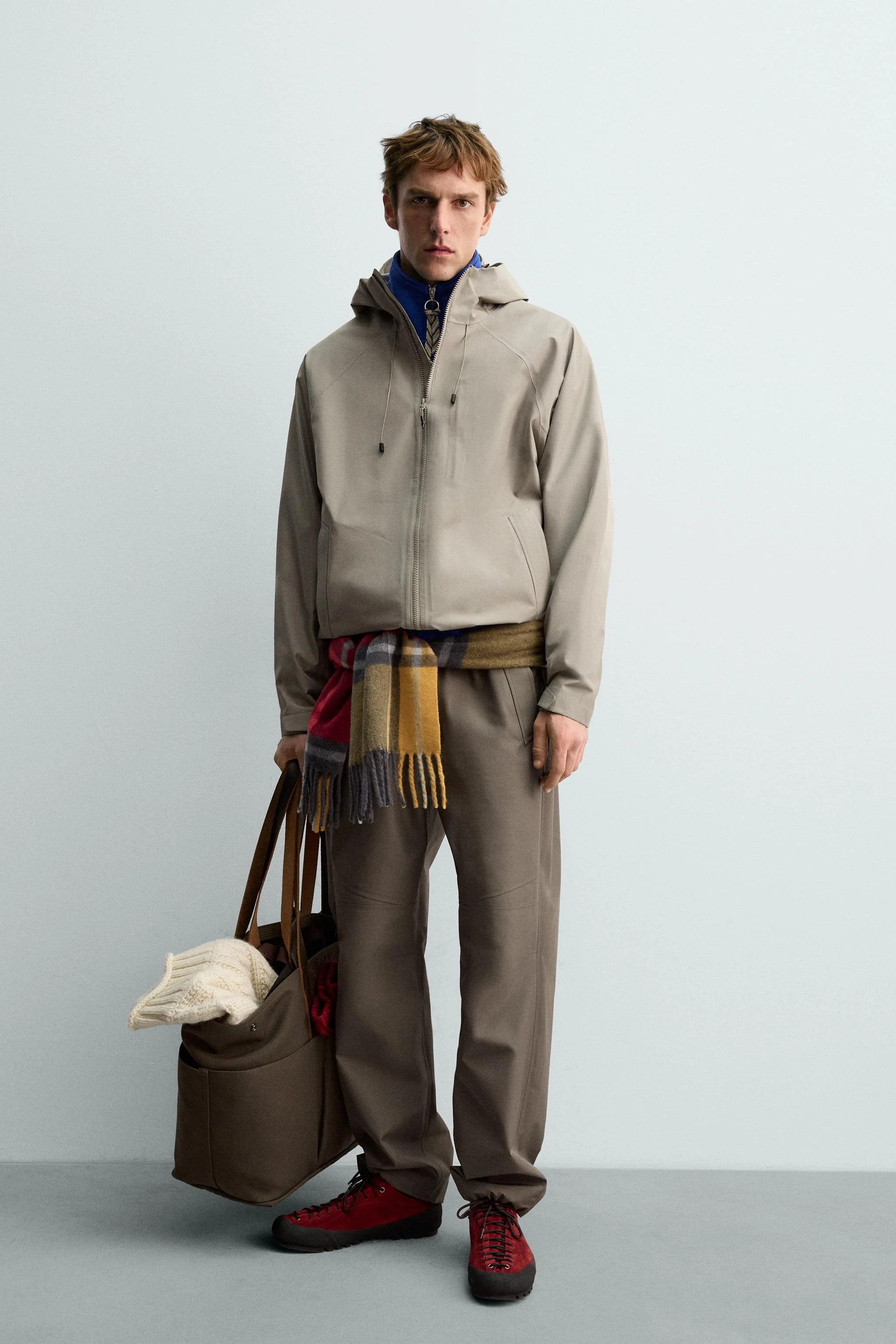 کاپشن فنی SHELL AARON LEVINE X ZARA