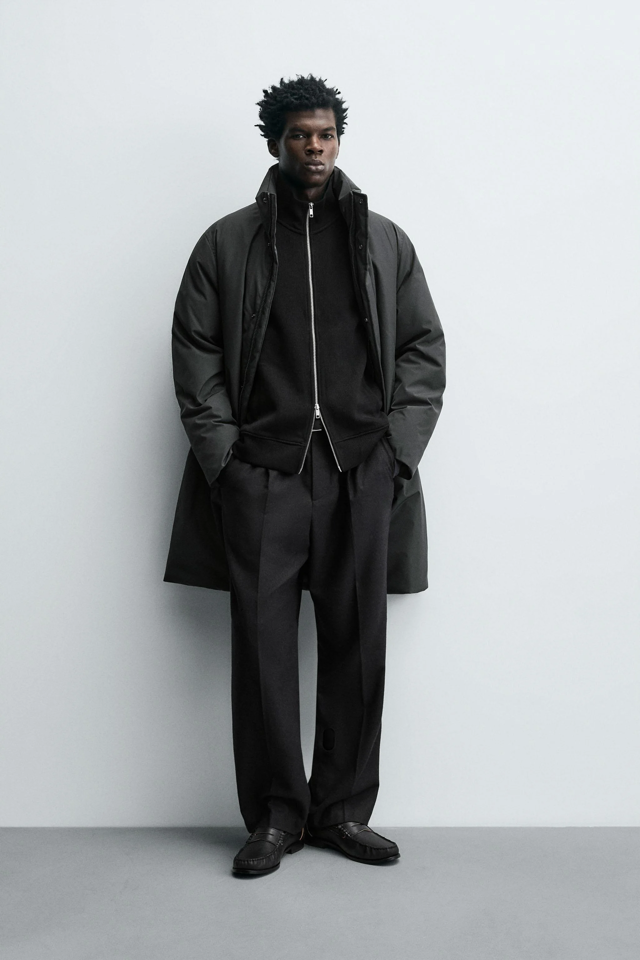 کت بلند لایه‌دار