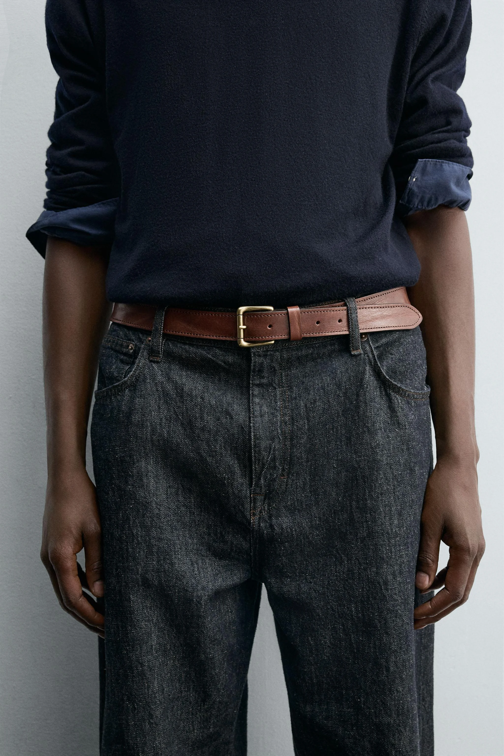 کمربند چرمی با جلوه کهنه کمربند چرمی با جلوه کهنه