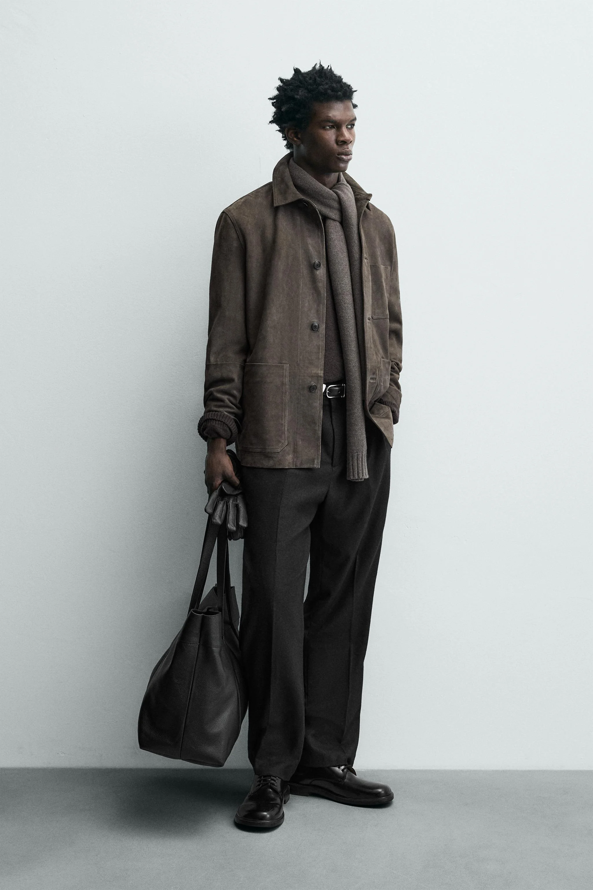 کت چرمی جیر با برش معمولی