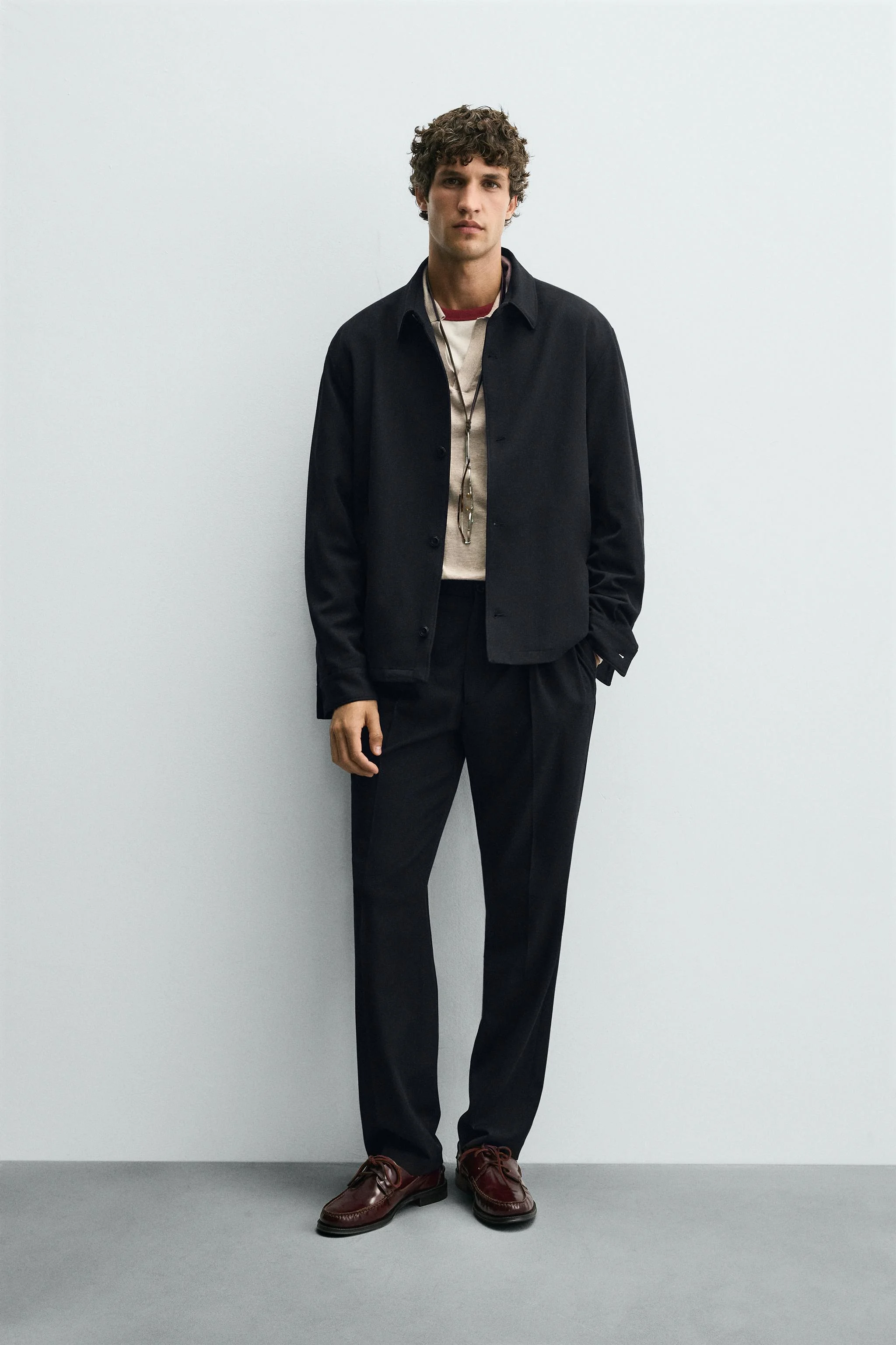 شلوار راسته پلیسه دار