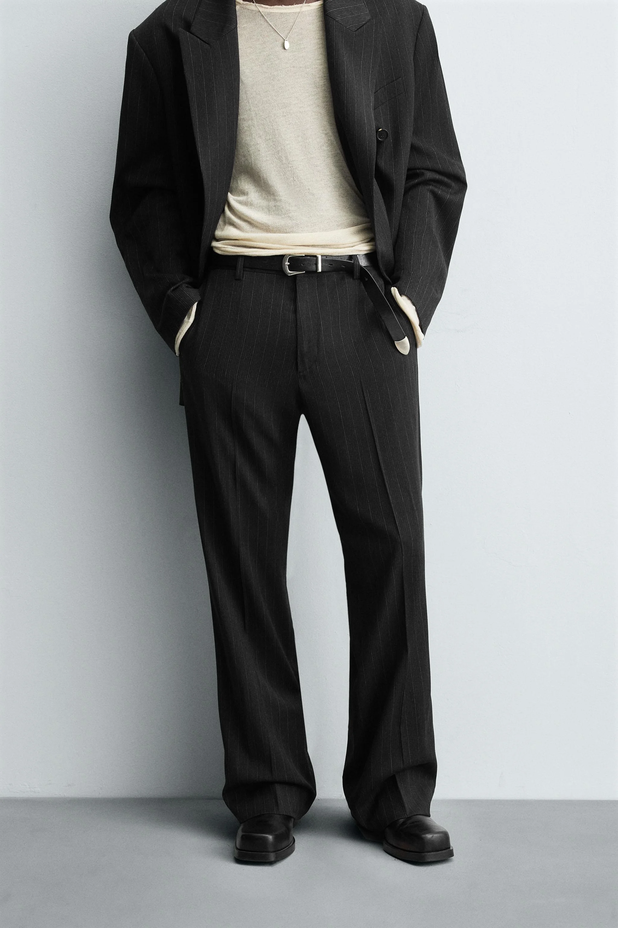 شلوار راه راه راسته