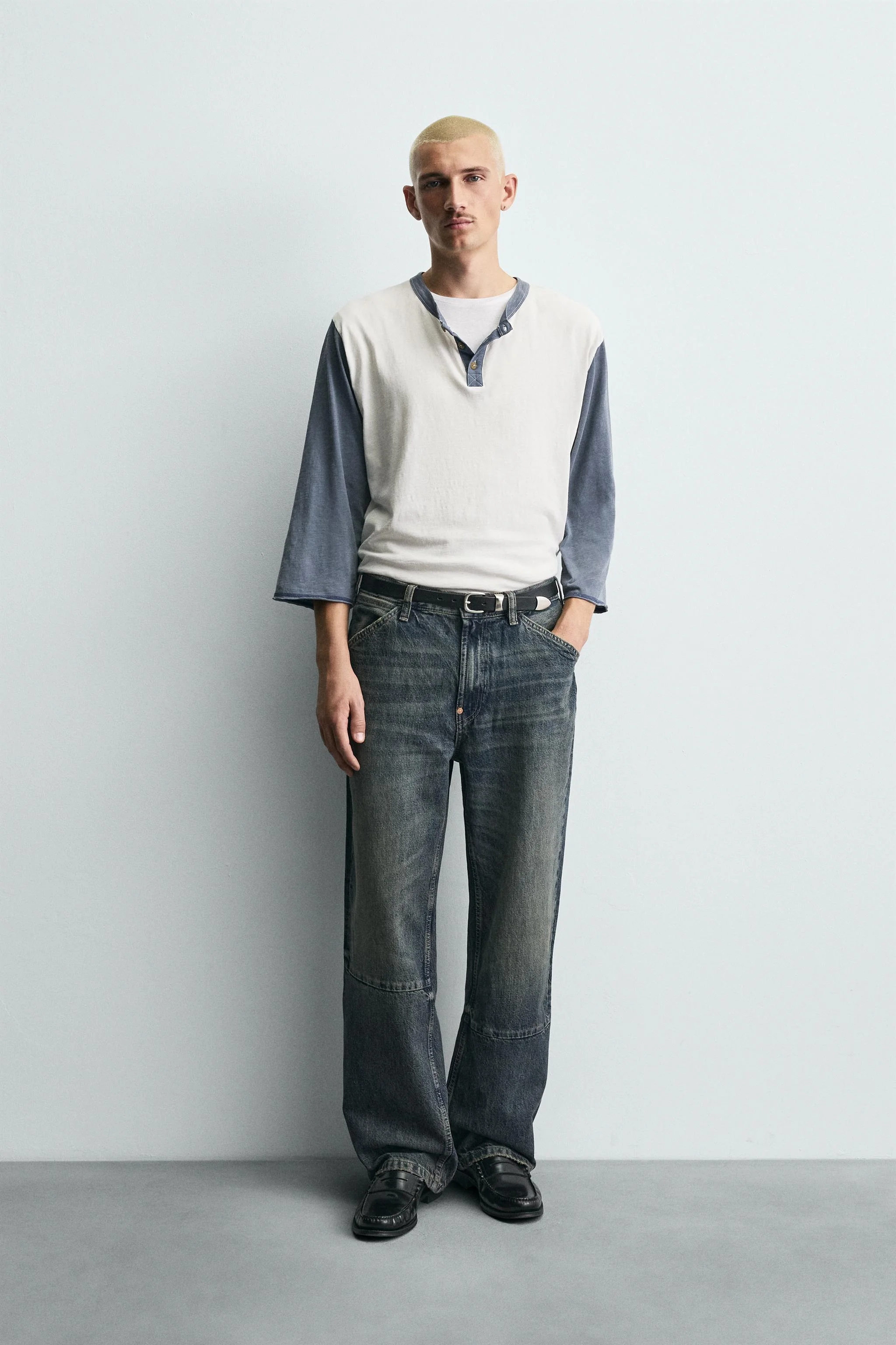 شلوار جین با فیت آزاد