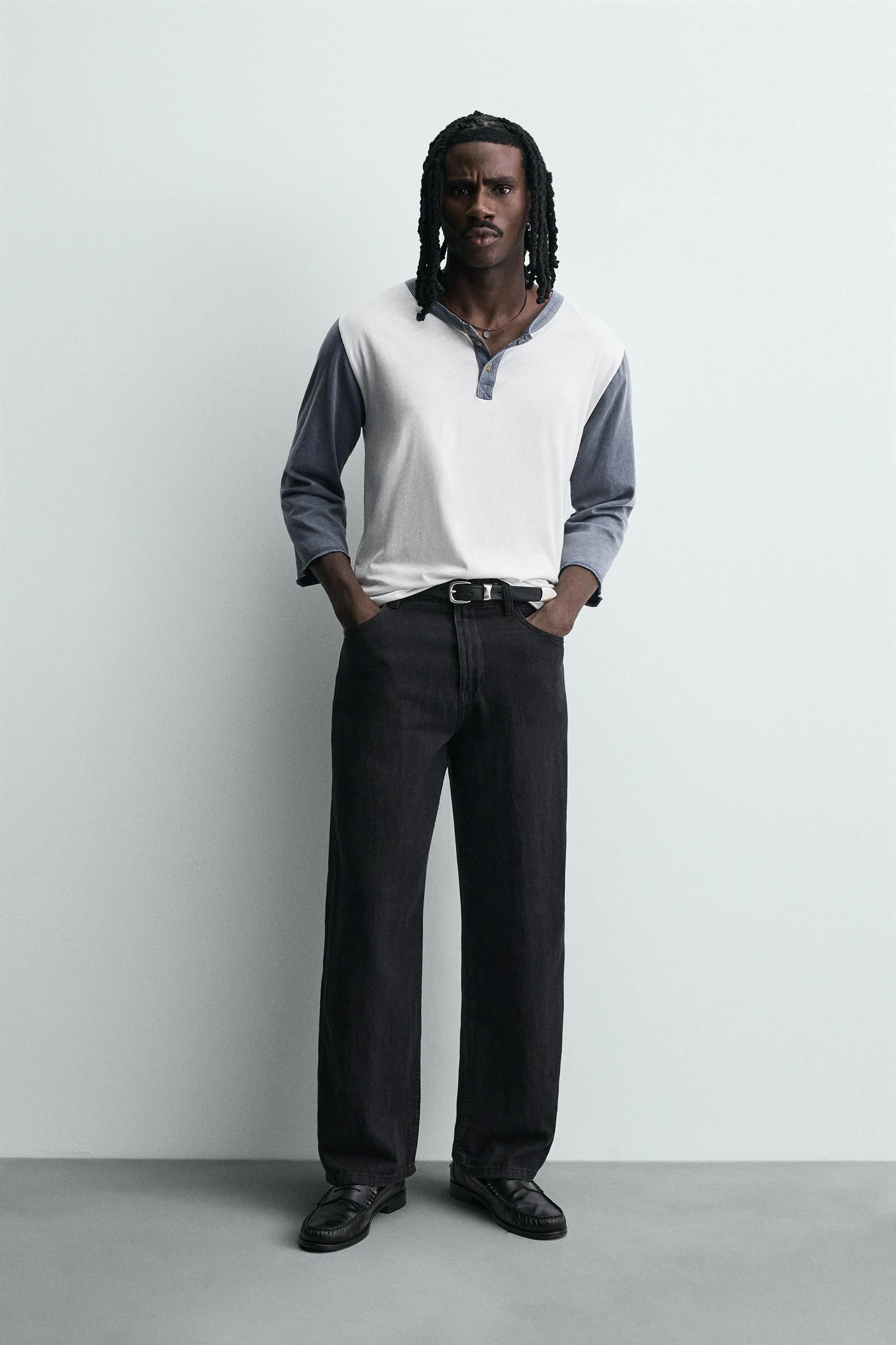 شلوار جین پاچه گشاد سبک و آزاد