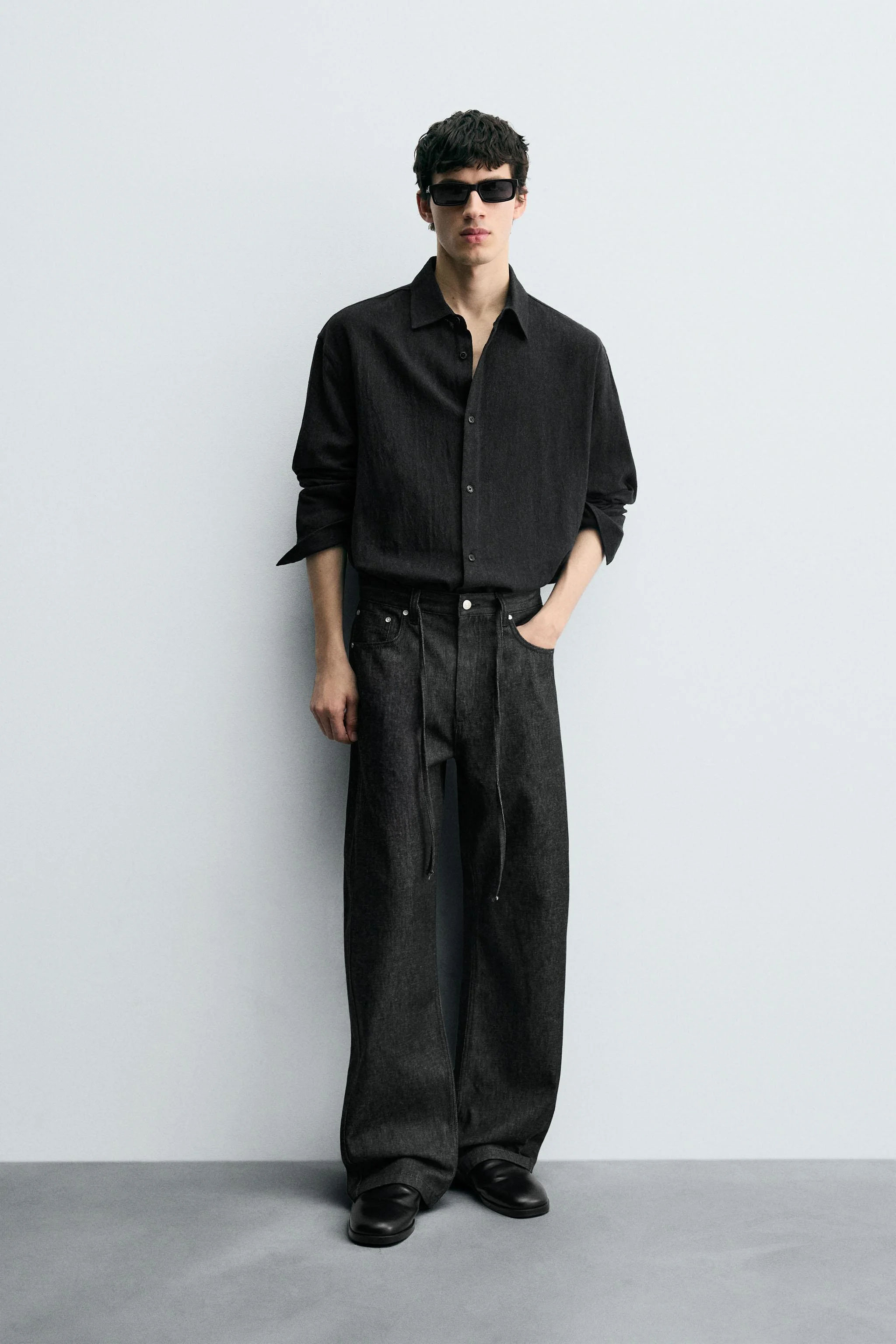 شلوار جین دمپا گشاد راحت