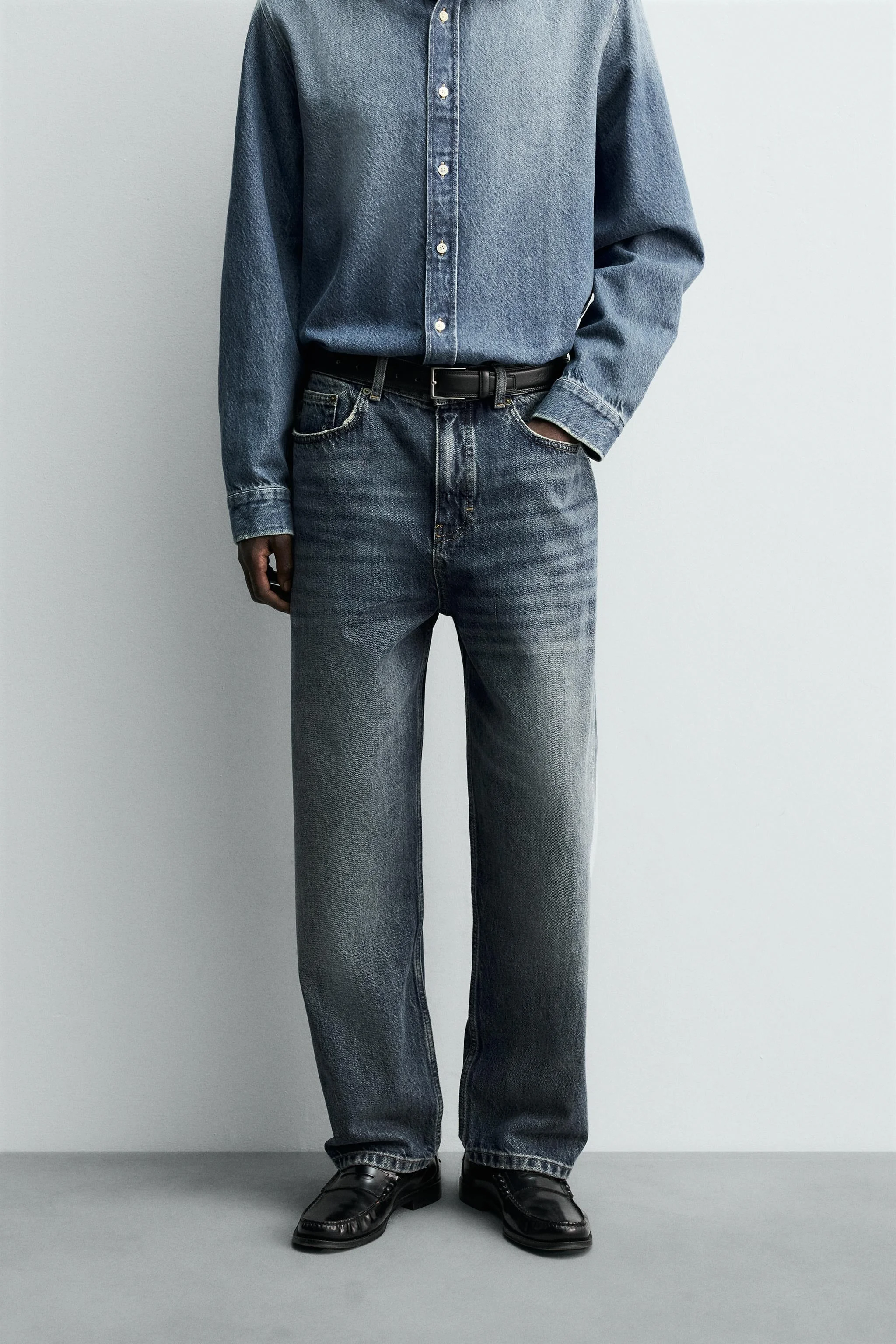 شلوار جین راسته تا مچ پا شلوار جین راسته تا مچ پا