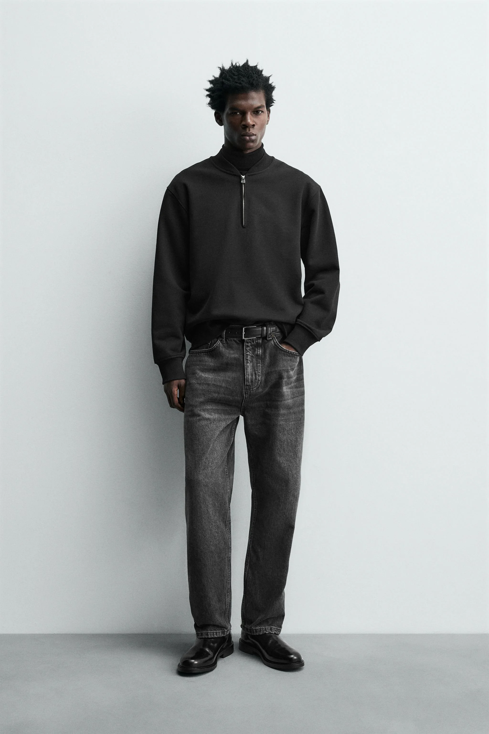 شلوار جین راسته تا مچ پا