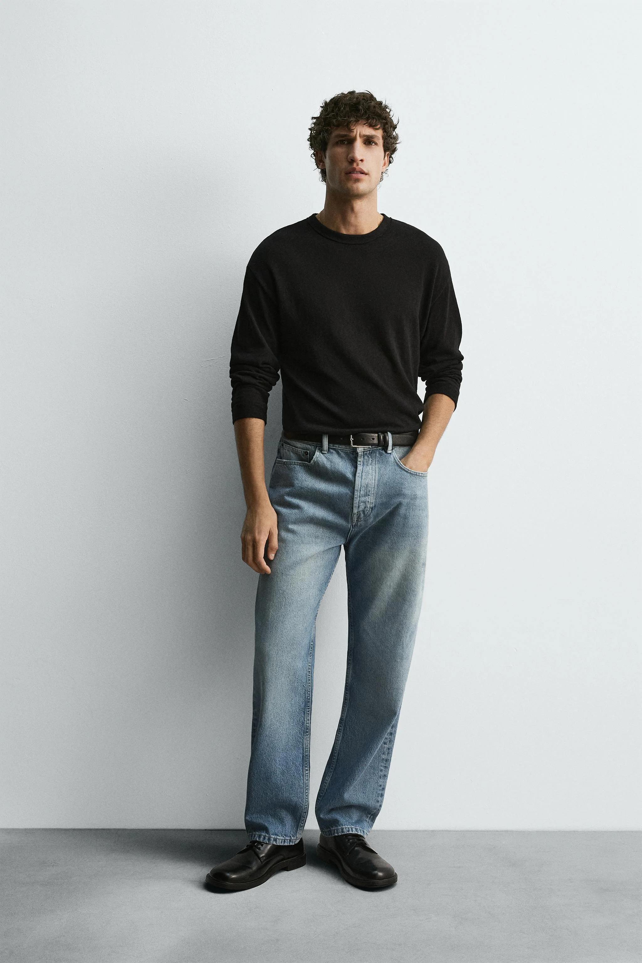 شلوار جین راسته دم پا شلوار جین راسته دم پا