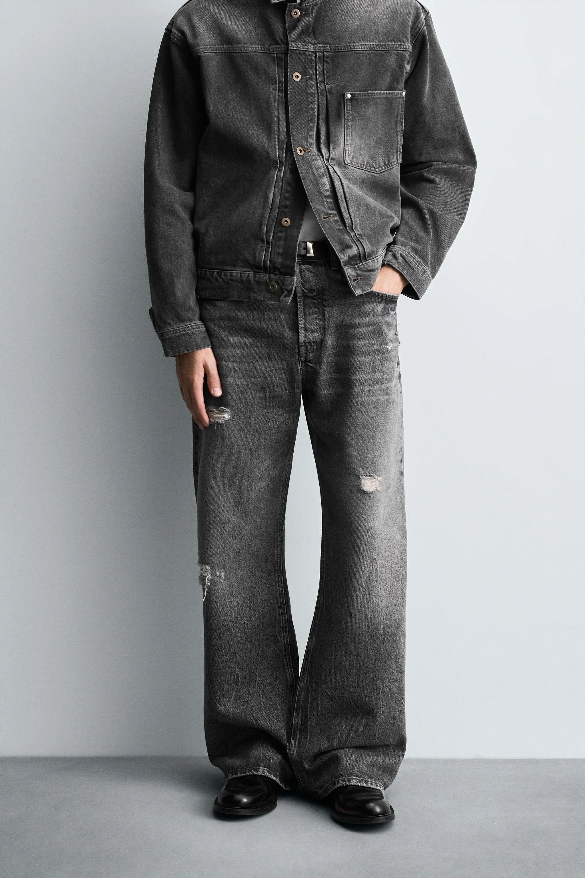 شلوار جین پاچه گشاد