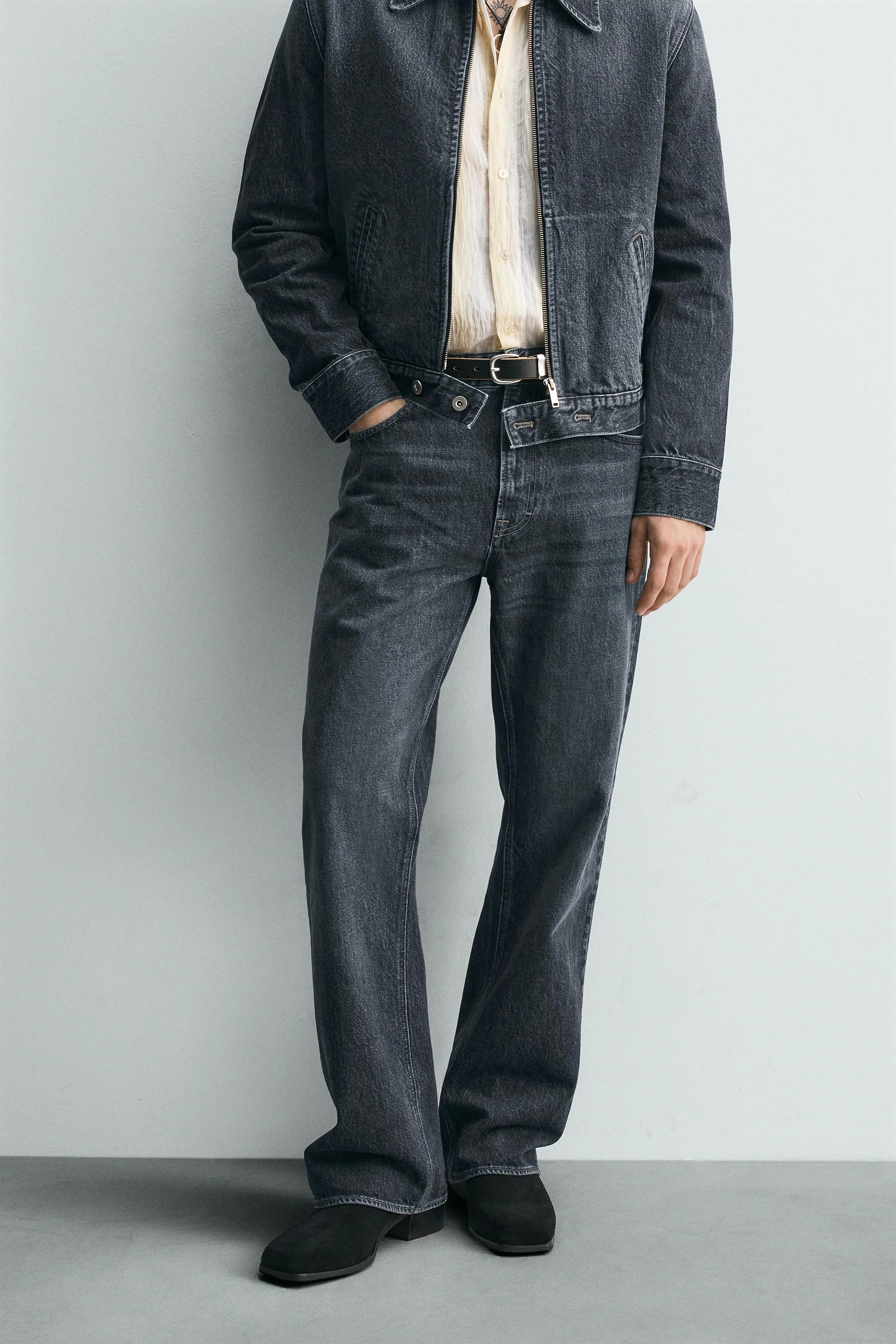 شلوار جین دمپا گشاد نسخه محدود