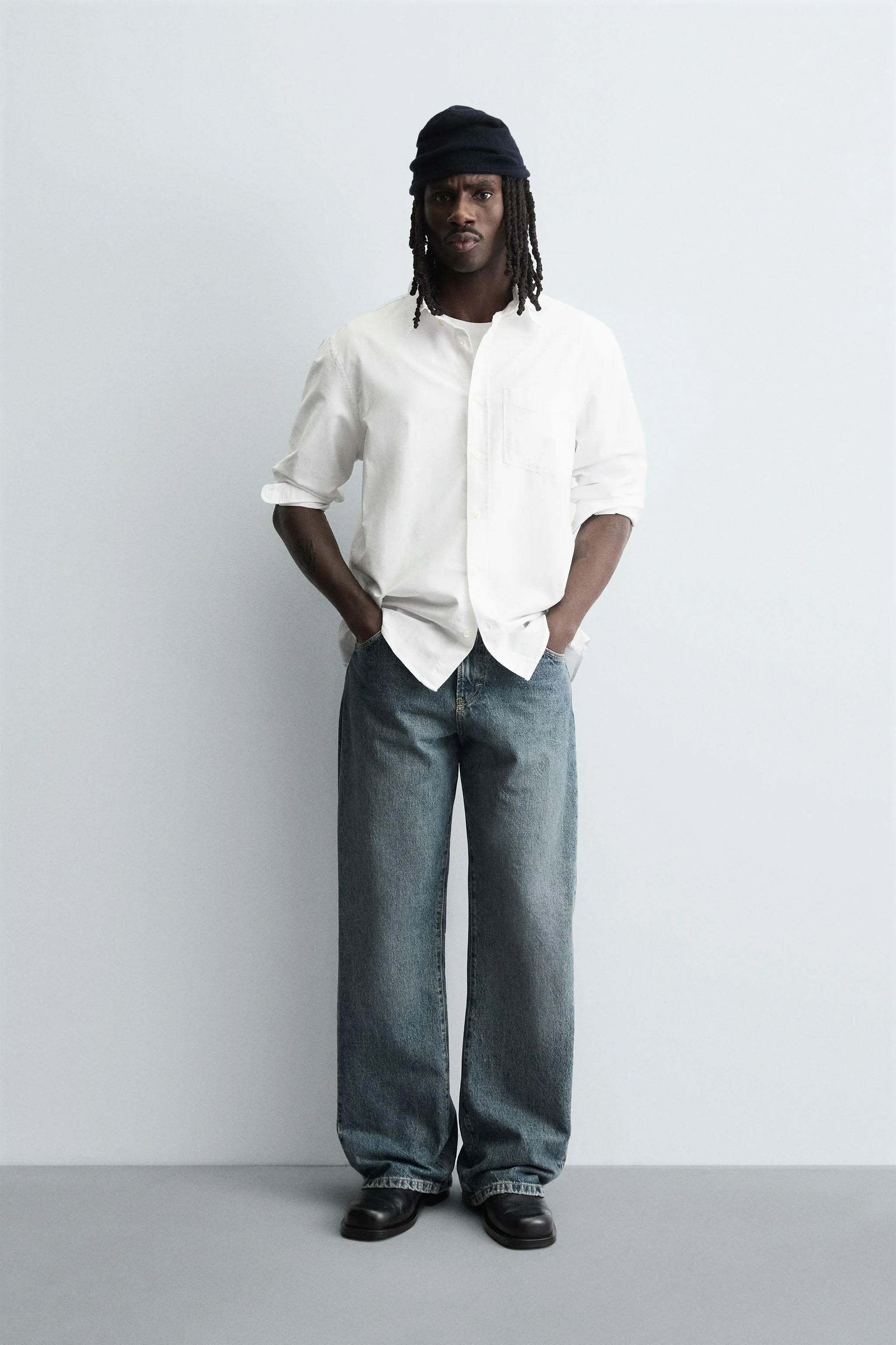 شلوار جین دمپا گشاد شلوار جین دمپا گشاد