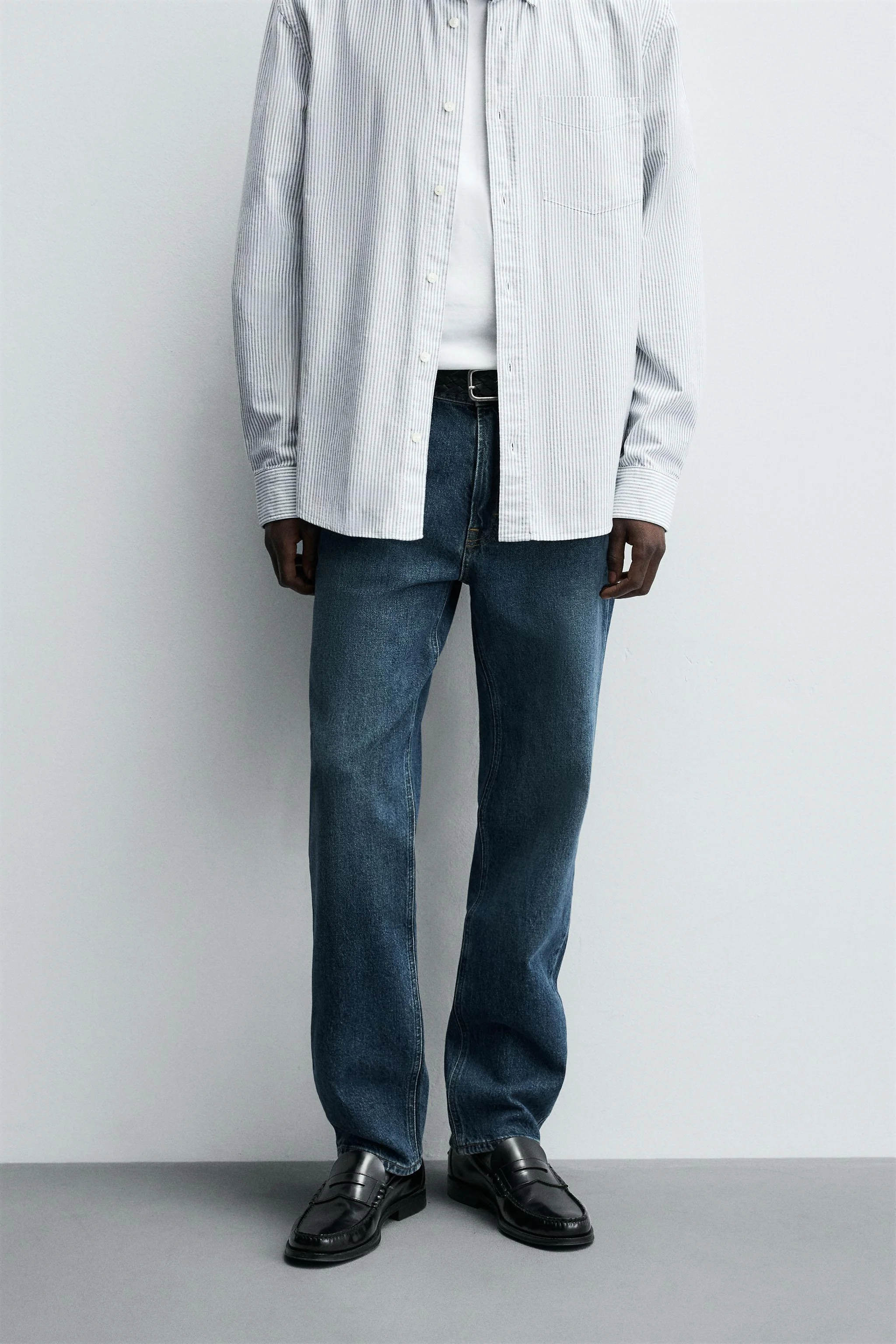 شلوار جین راسته فیت اسلیم راحت