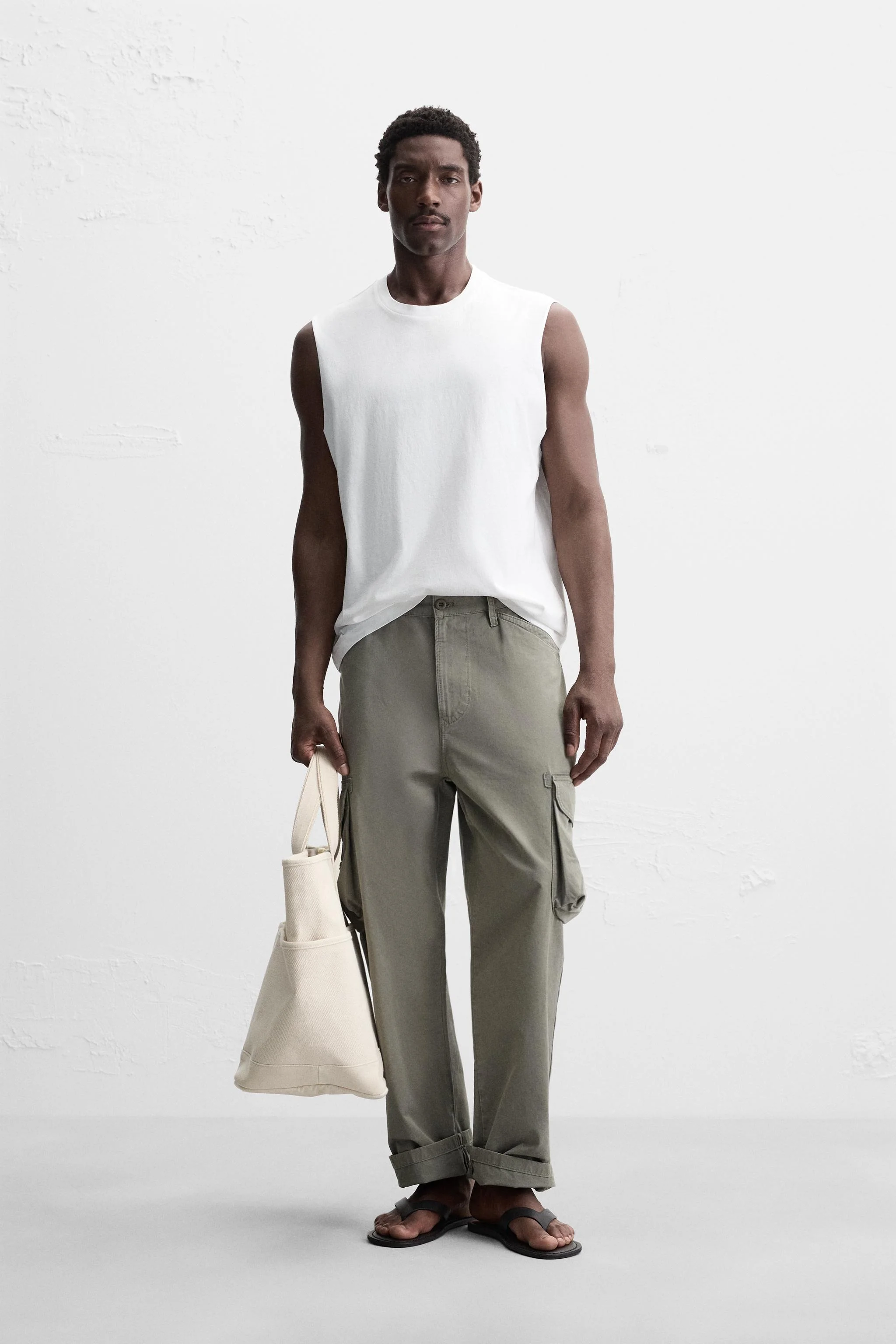 تی‌شرت رکابی نخی