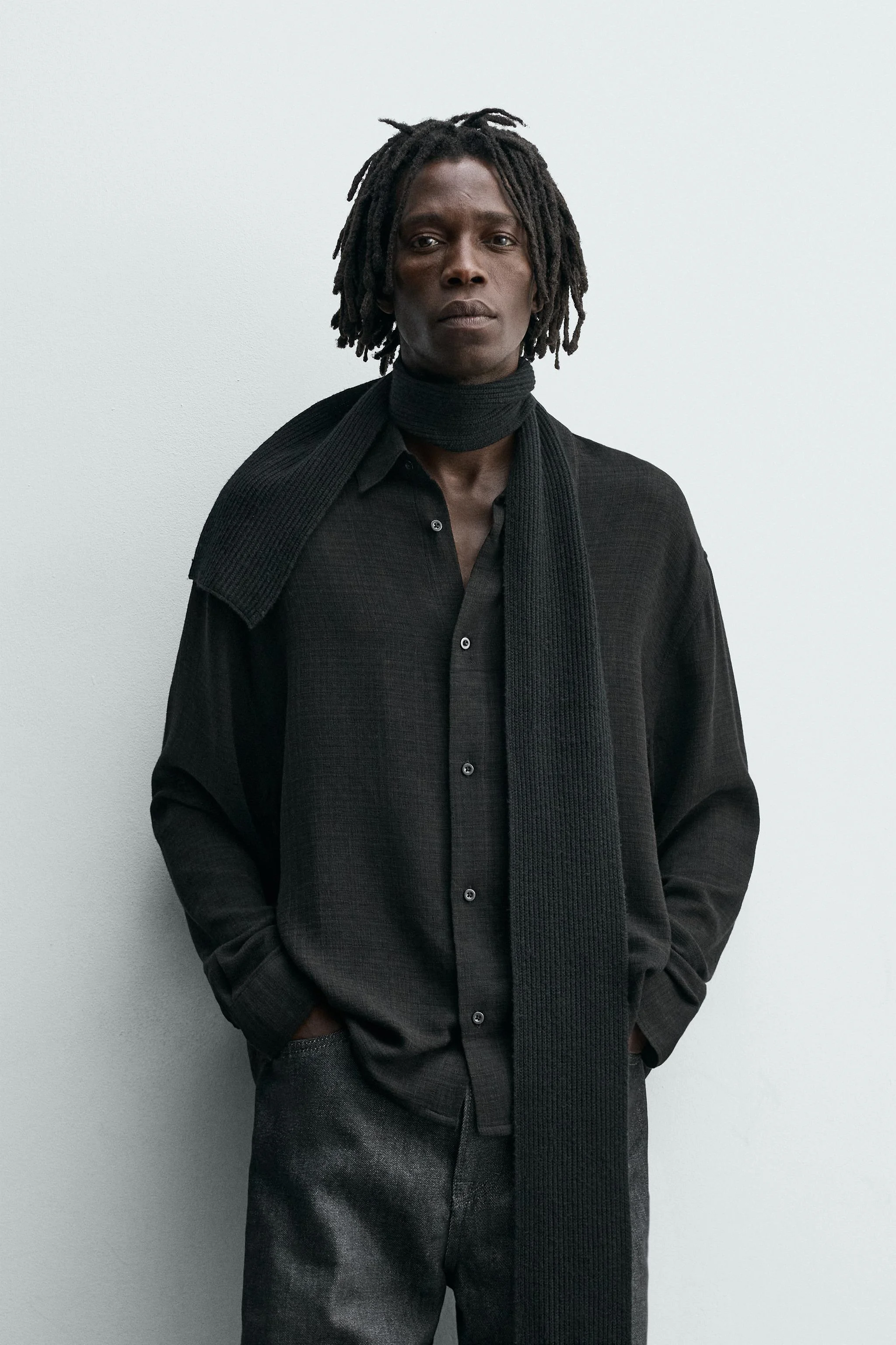 پیراهن بافتدار ویسکوز/نخی پیراهن بافتدار ویسکوز/نخی