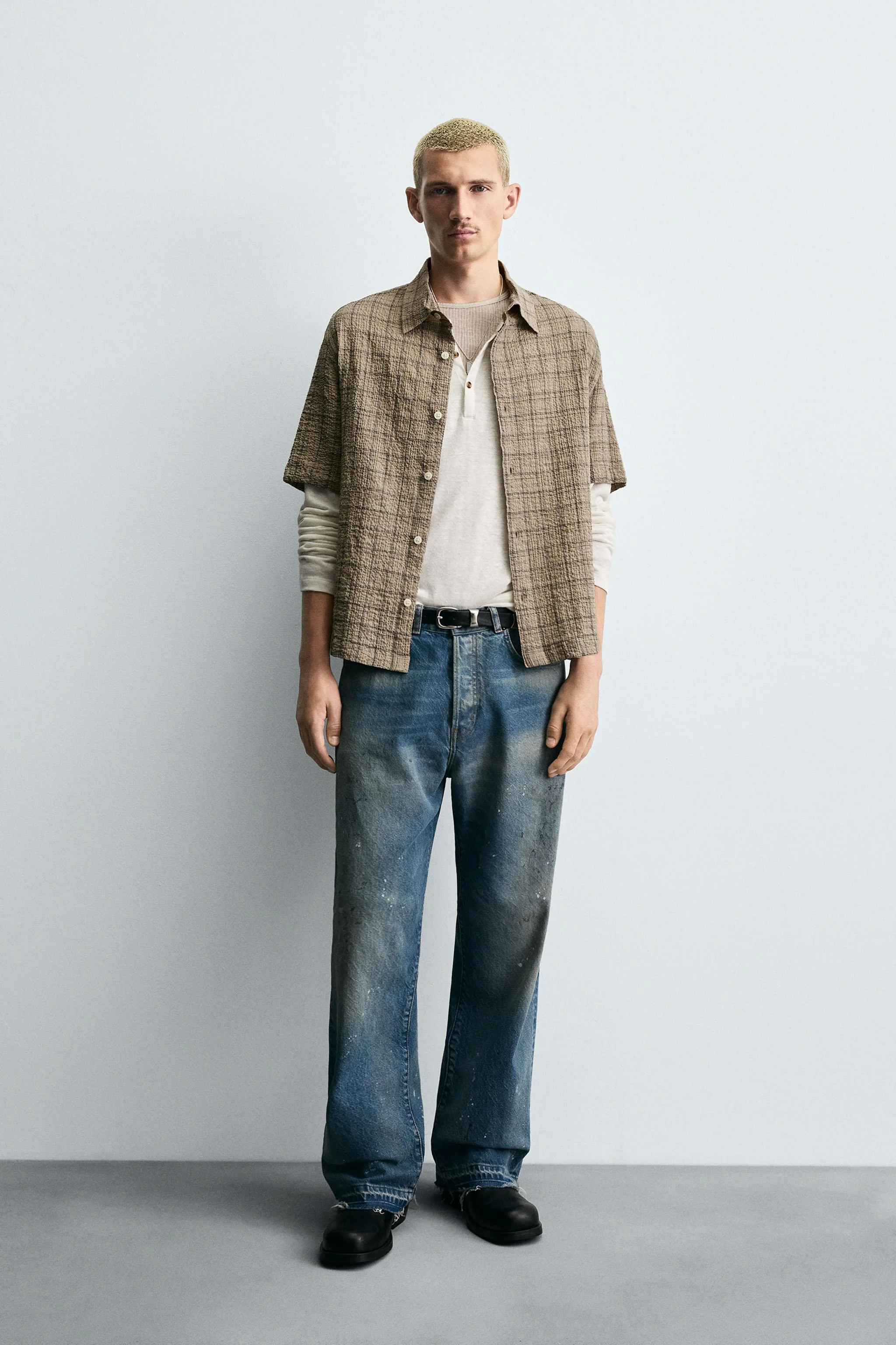 پیراهن با بافت خاص