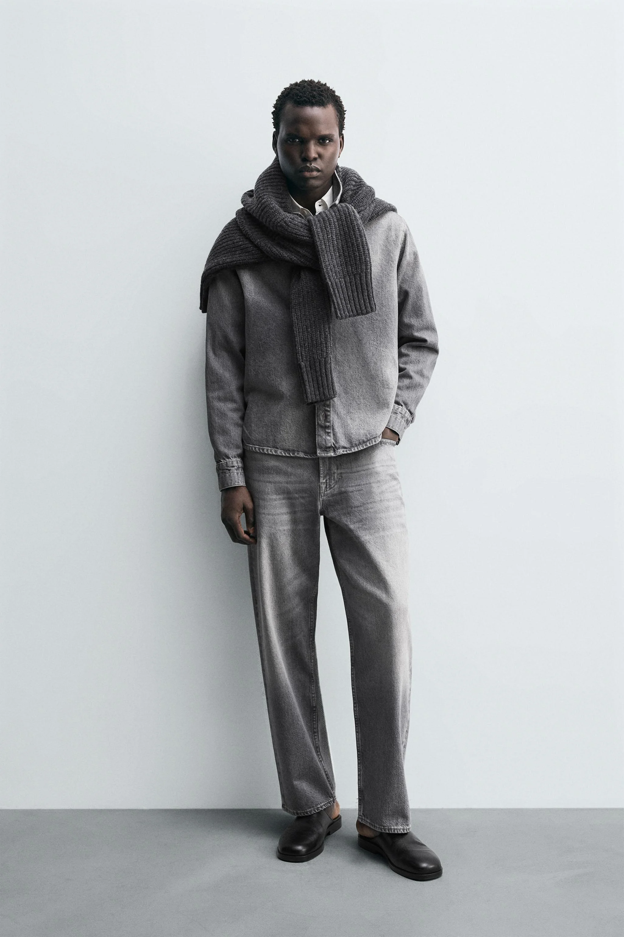 پیراهن جین سنگشور شده پیراهن جین سنگشور شده