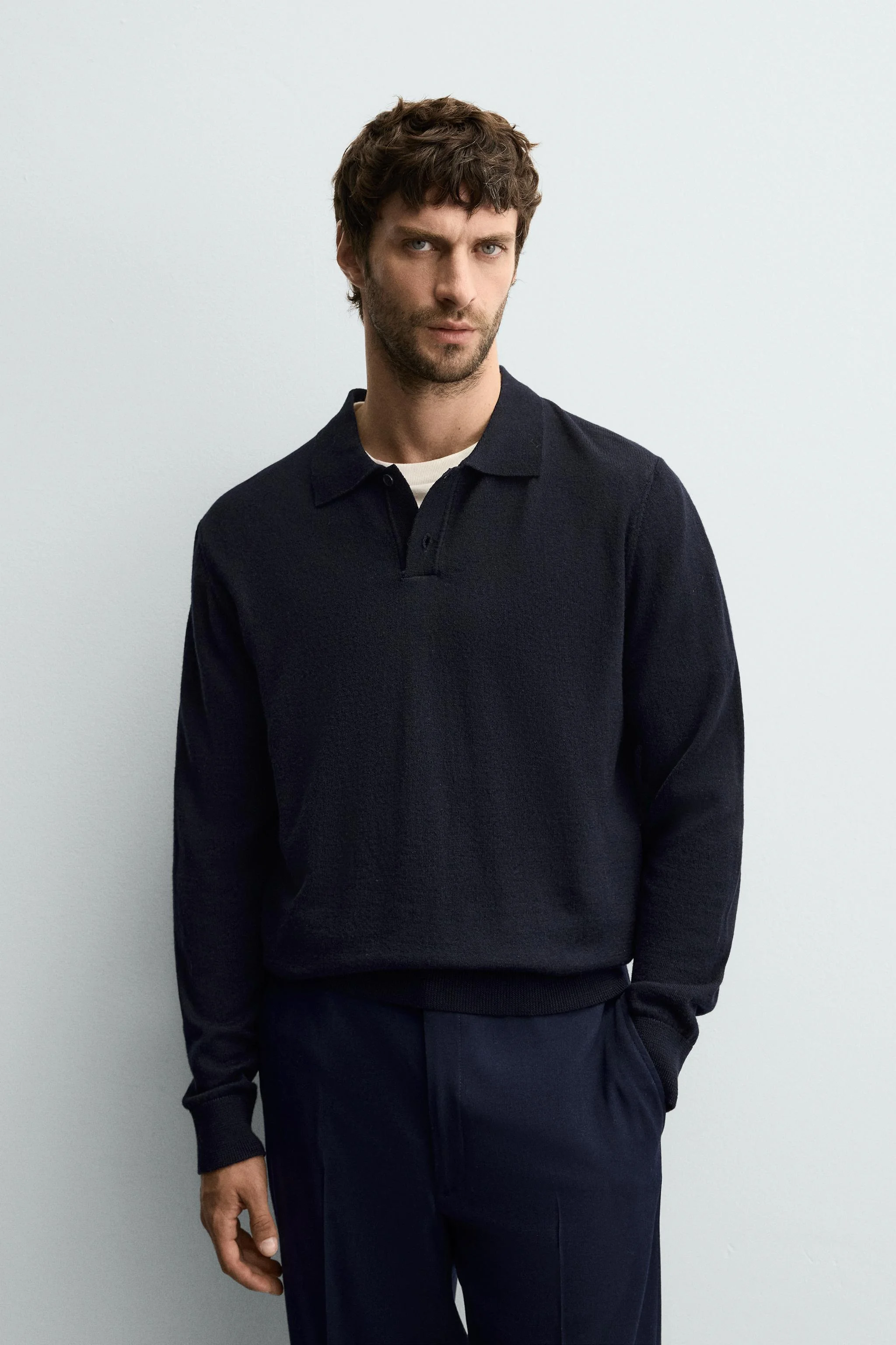 پولوشرت بافتنی پشمی