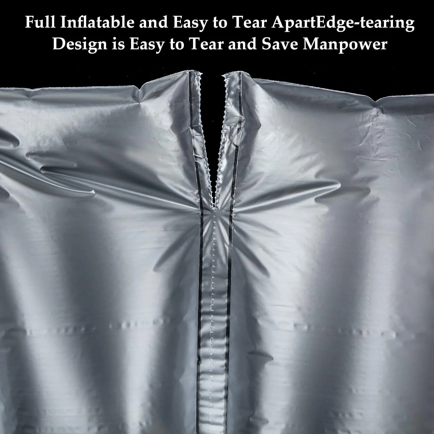 رول فیلم بالشتک هوا DAOST، سایز 5x8 اینچ، فیلم کیسه ای بالشتی بادی به طول 300 متر، کیسه پرکننده محافظ حباب دار، بالشتک هوا برای بسته بندی و حمل و نقل، سازگار با دستگاه بالشتک هوا