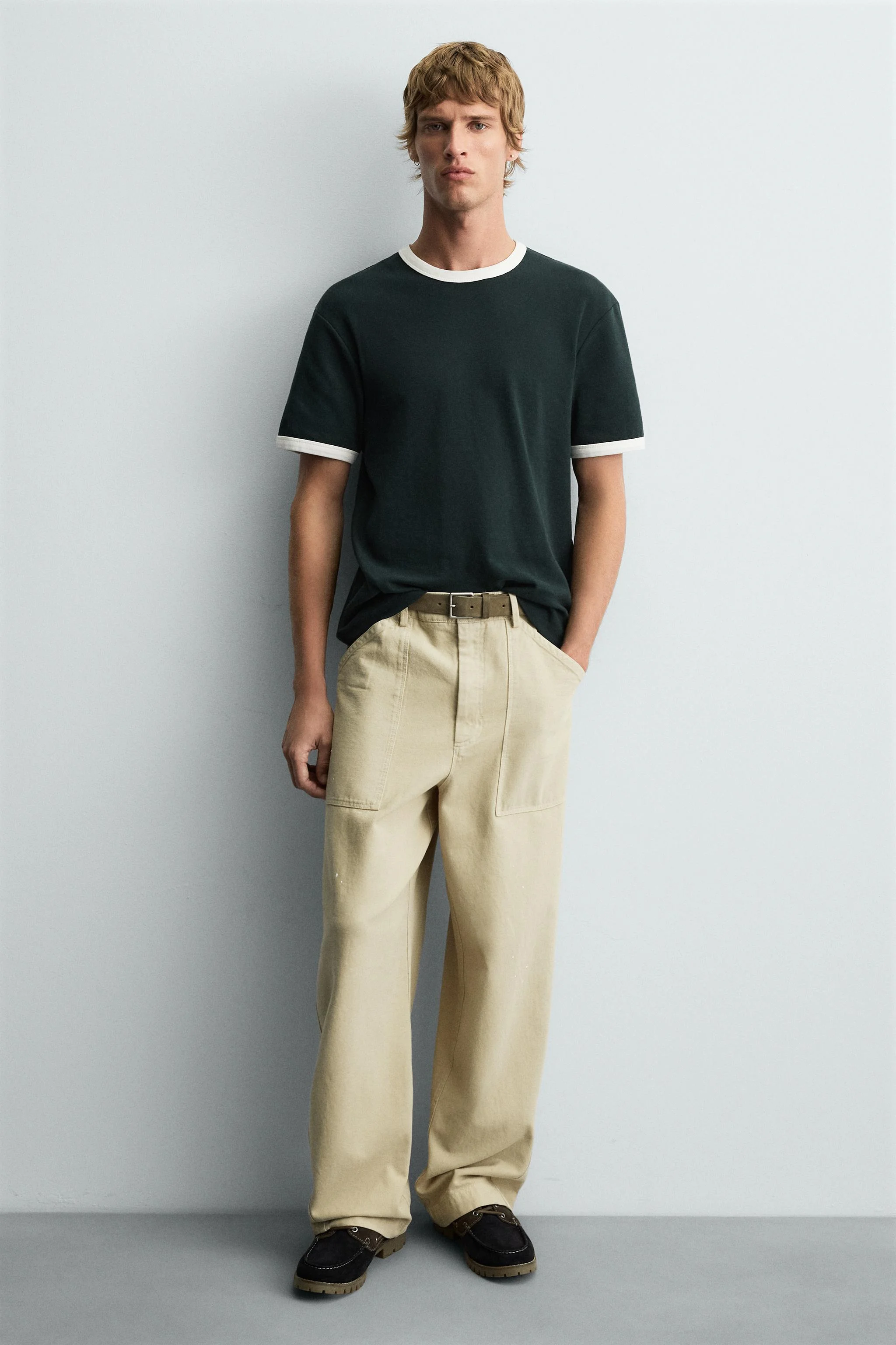 کفش های بند دار با رویه چرمی