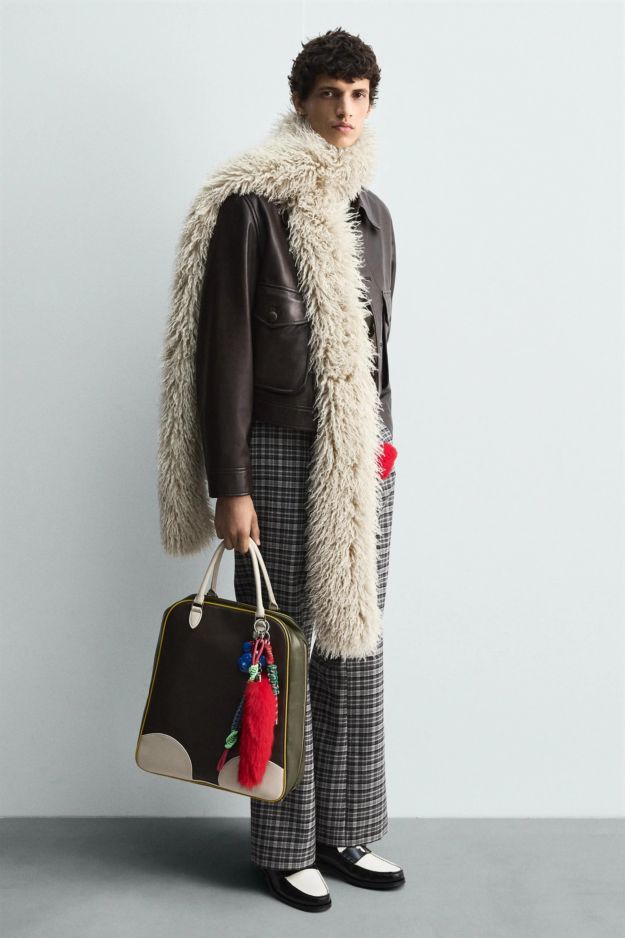 کیف دوشی چرمی هری لمبرت برای زارا ایکس دیزنی