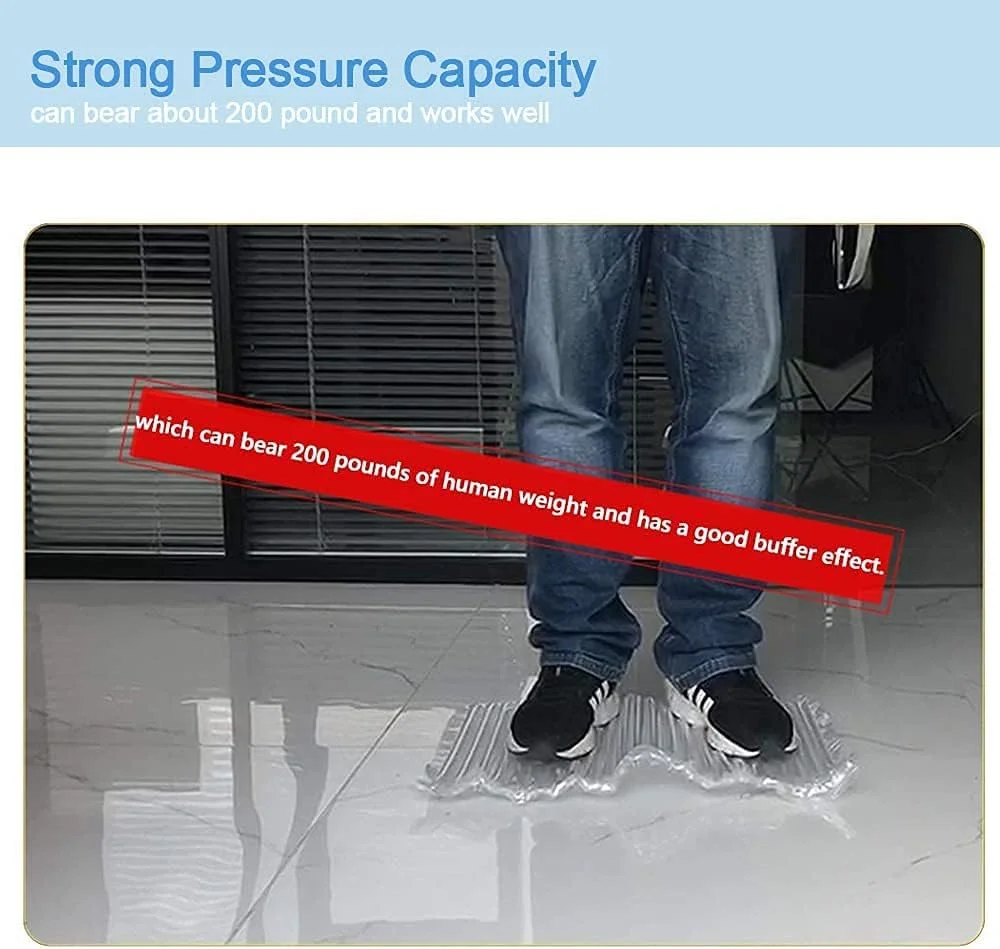 رول محافظ حبابدار، 40 سانتیمتر در 44 متر، محافظ ستونی بادی برای بسته بندی و اسباب کشی سنگین، محافظ بطری شیشه ای بزرگ برای لوازم شکستنی همراه با تلمبه رایگان